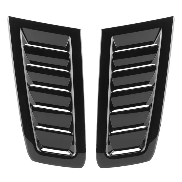 OUKENS Modification Évent Capot Focus RS MK2 Noir Brillant Paire