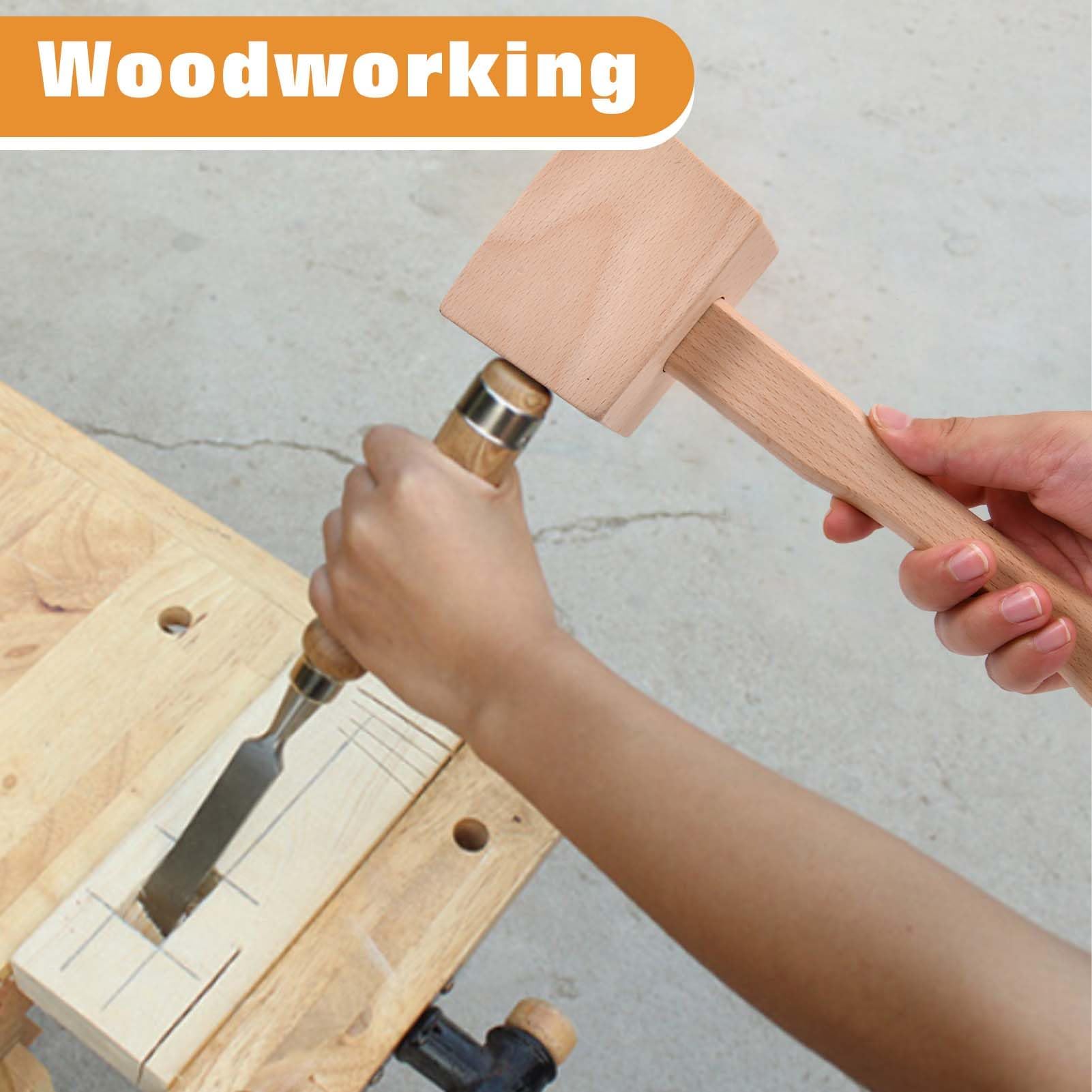 LEONTOOL Lames de Scie Maillet Bois Hêtre 9,5 Pouces 24 cm