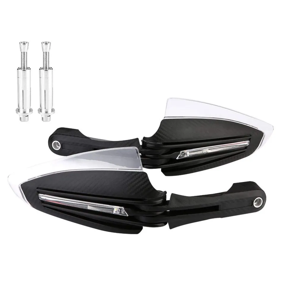 OUKENS Protège-Mains Moto LED Universel 22mm 7/8" x2 ABS