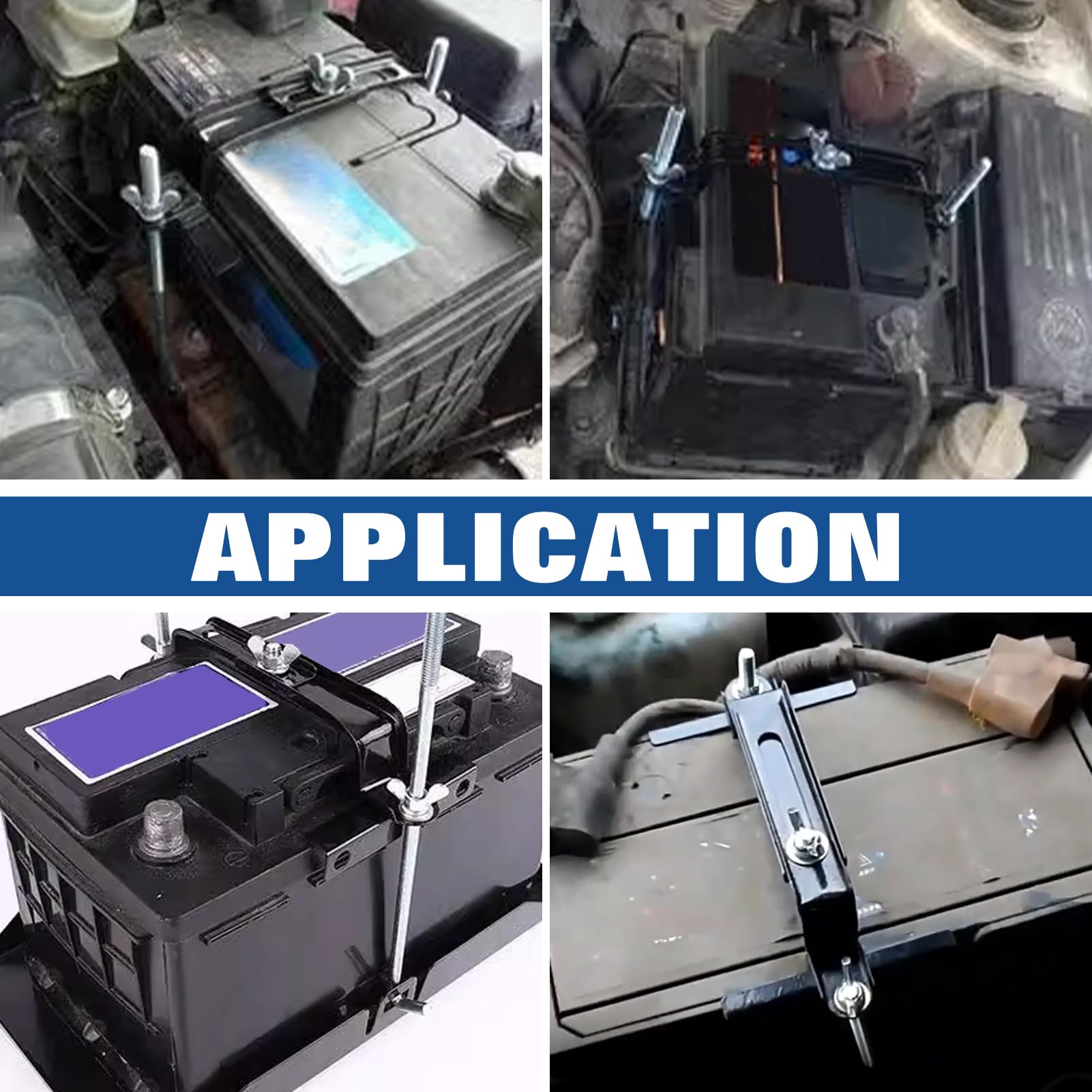 LEONTOOL Support Batterie Réglable Universel Barre en J