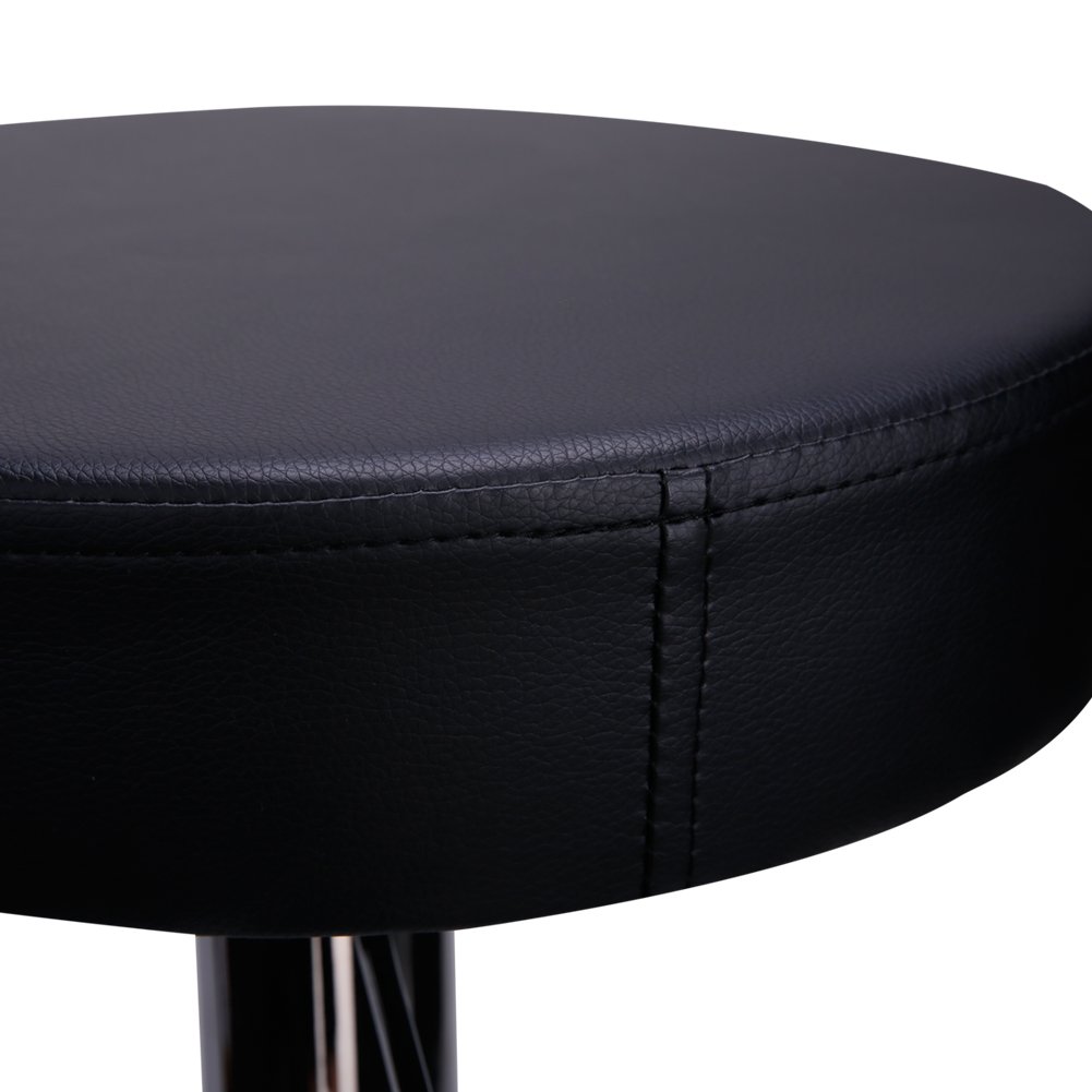 CCLIFE DIY Tools Tabouret Bar Noir Pivotant Lot 2 Simili