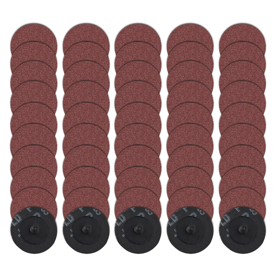 LEONTOOL 50 disques ponçage 2 pouces grain 60 oxyde alu