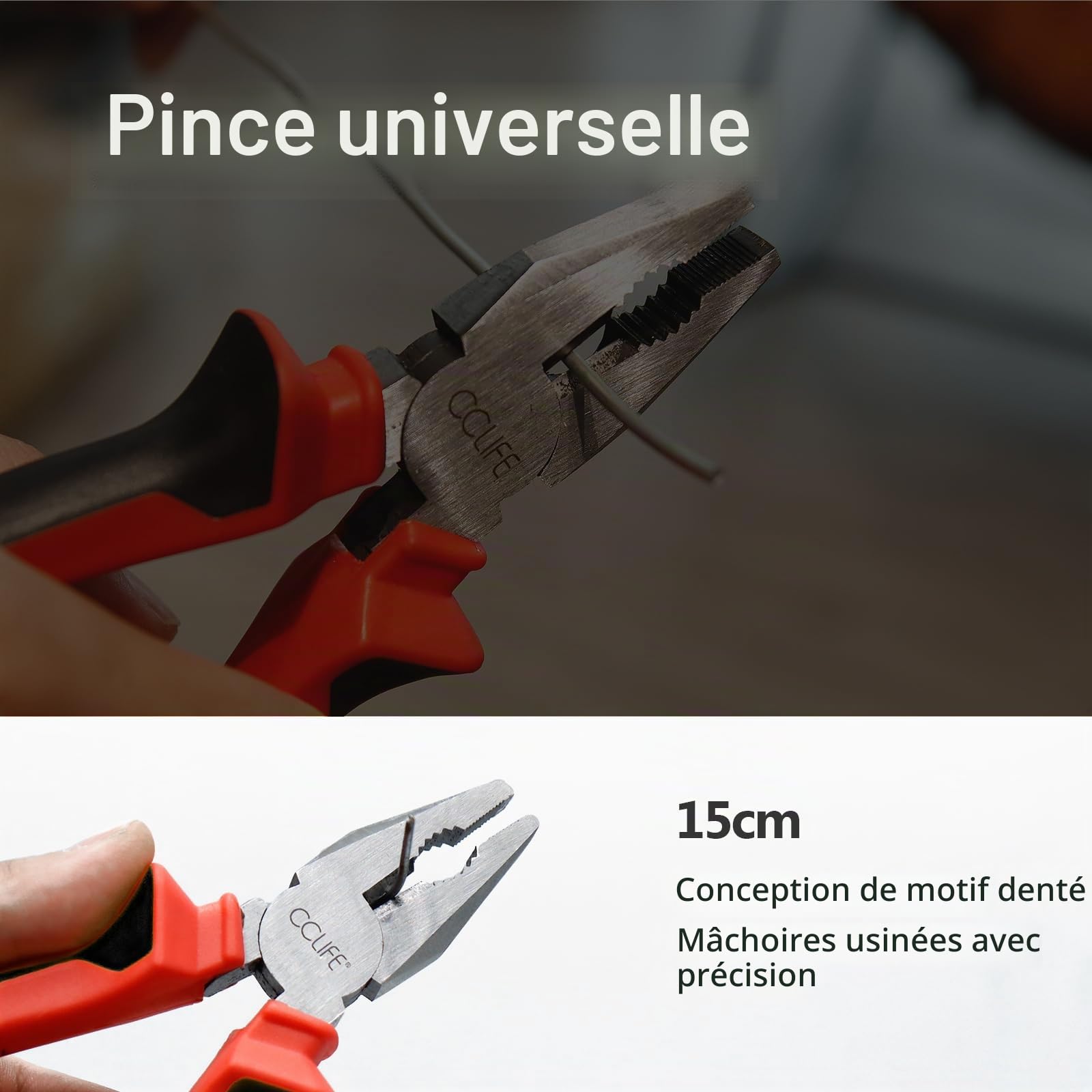 CCLIFE Screwdriver Sets Jeu Pinces Tournevis 12 Pièces