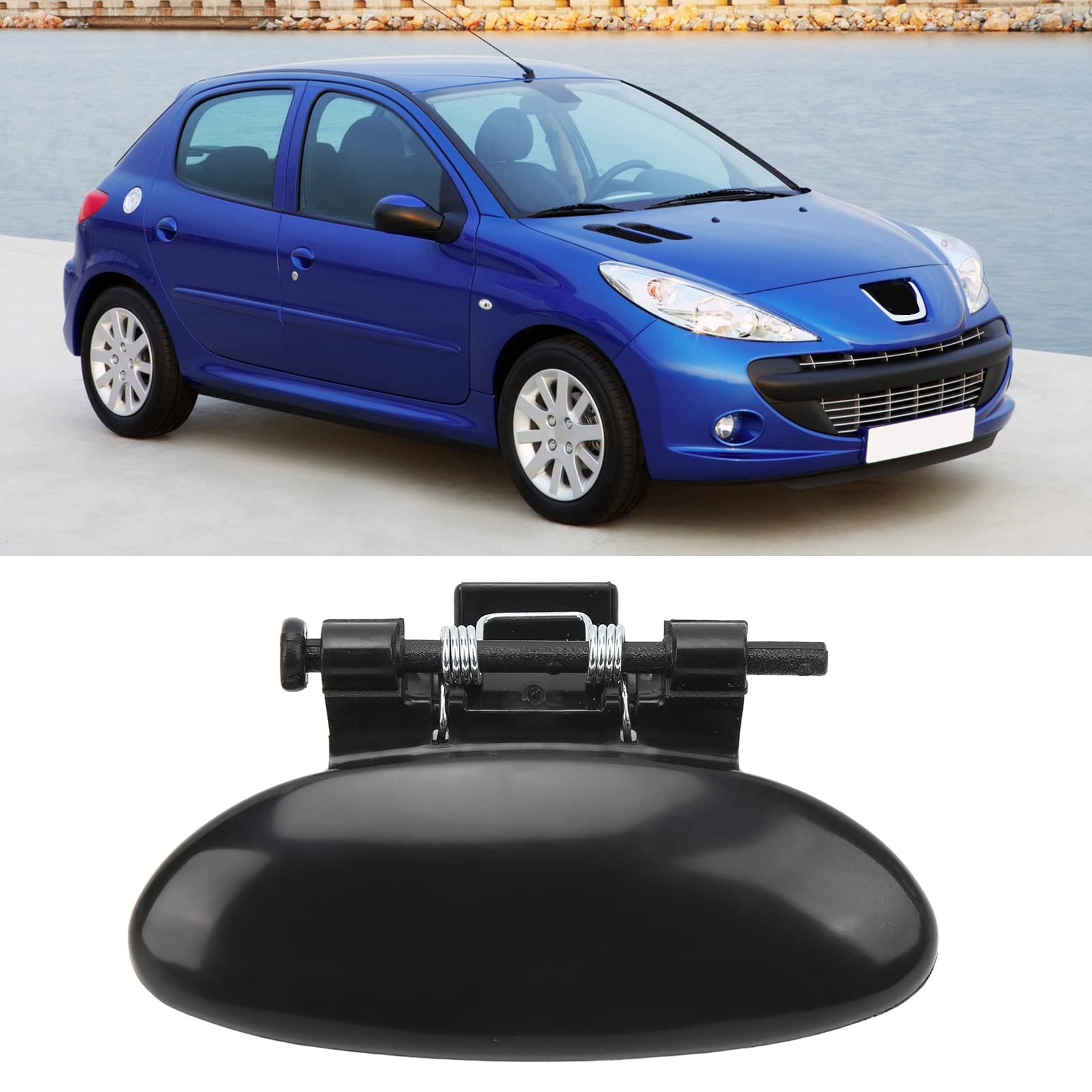 OUKENS 8218PX poignée boîte à gants ABS Peugeot 206 207