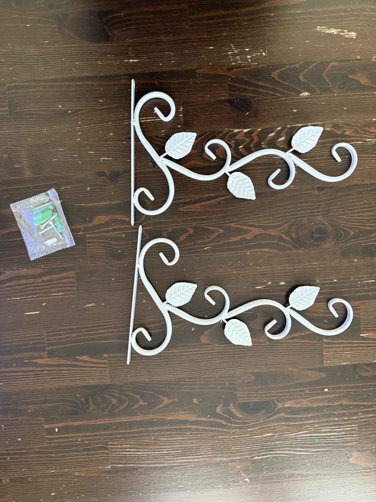 OUKENS Crochet plante mural fer Fleur fée 1 pce