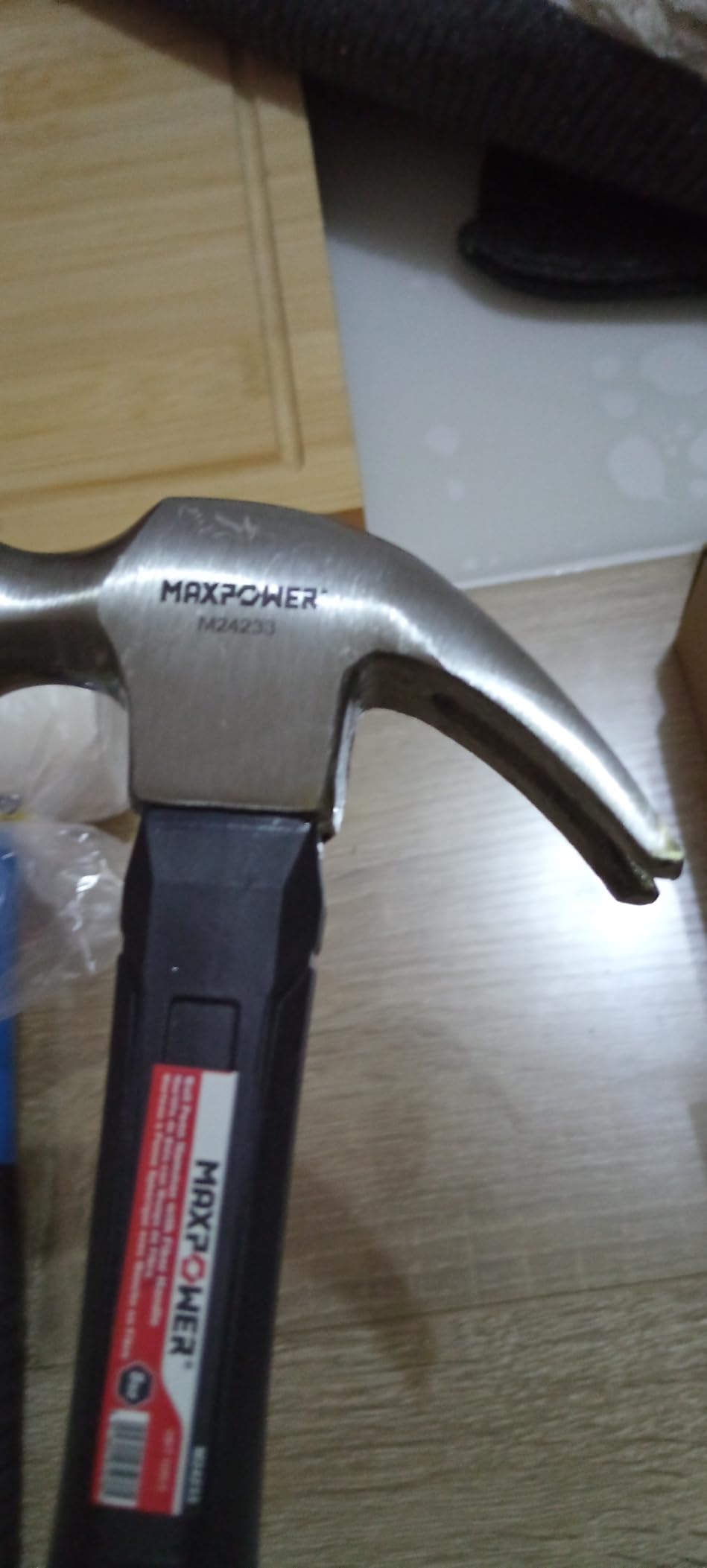 MaxPower Outils de frappe marteau à griffes 8Oz 240mm