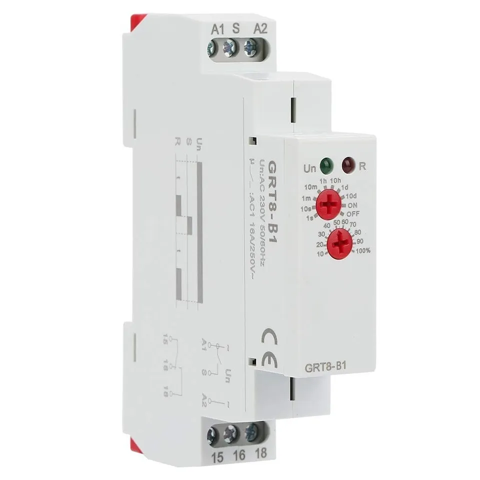 Jadeshay Installation Électrique relais temporisé GRT8-B1 220V
