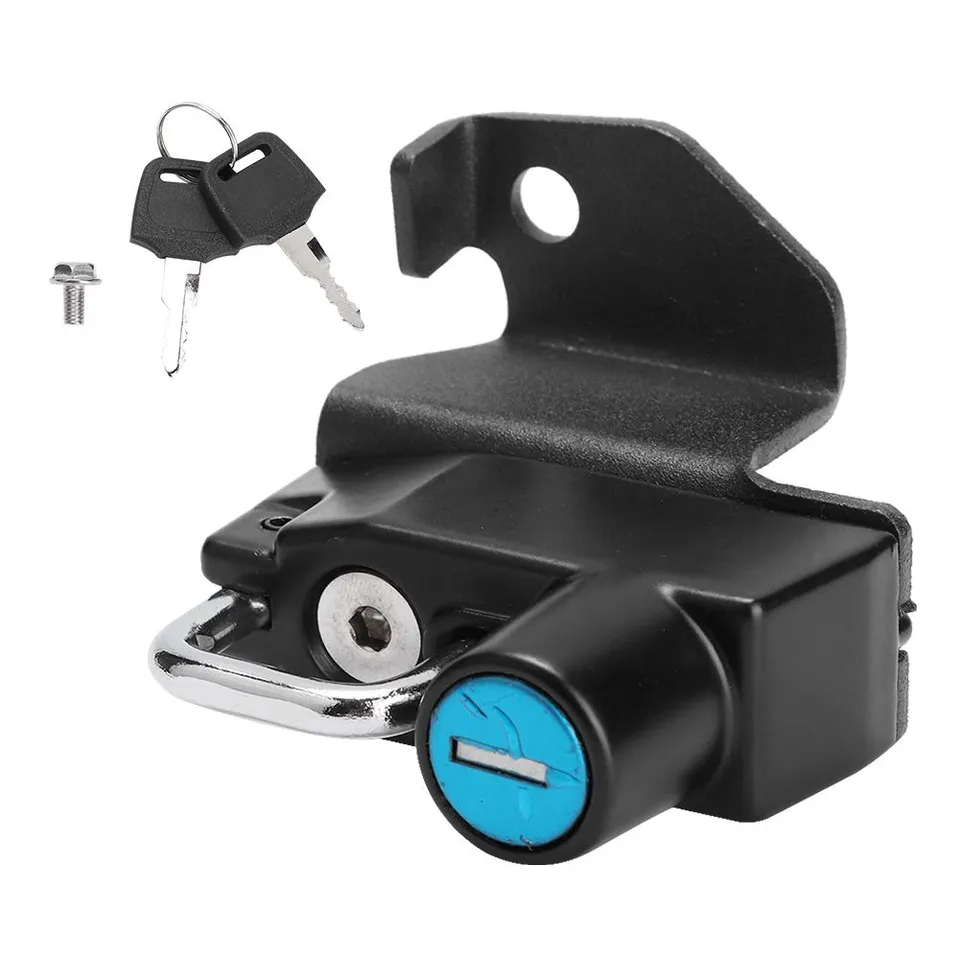 OUKENS Serrure casque moto alu noir Kawasaki Vulcan S