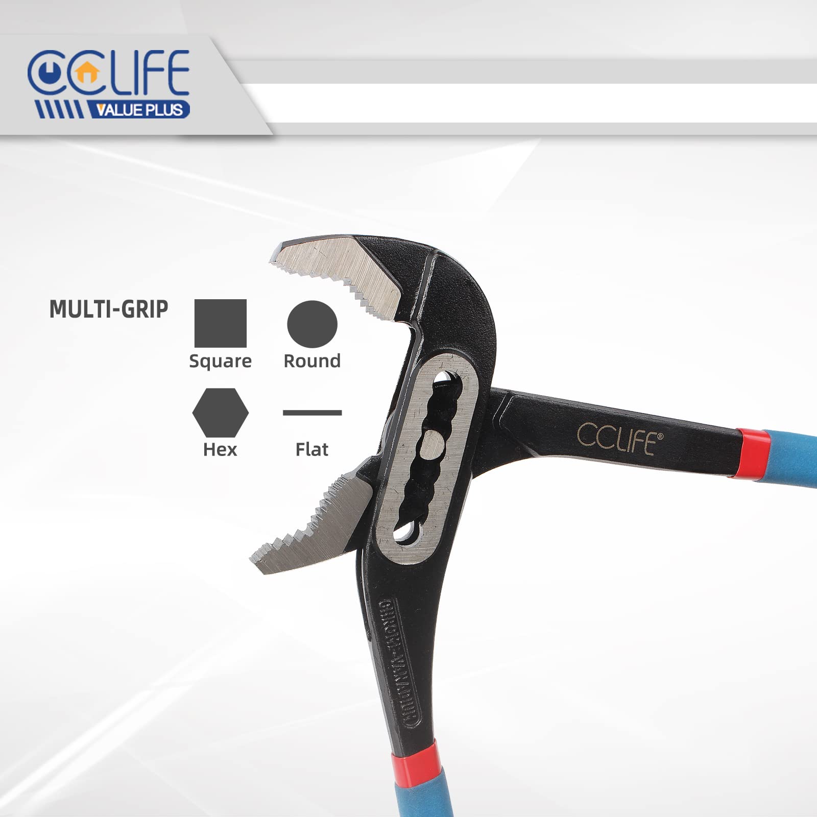 CCLIFE DIY Tools pince multiprise 200-250-300mm lot 3
