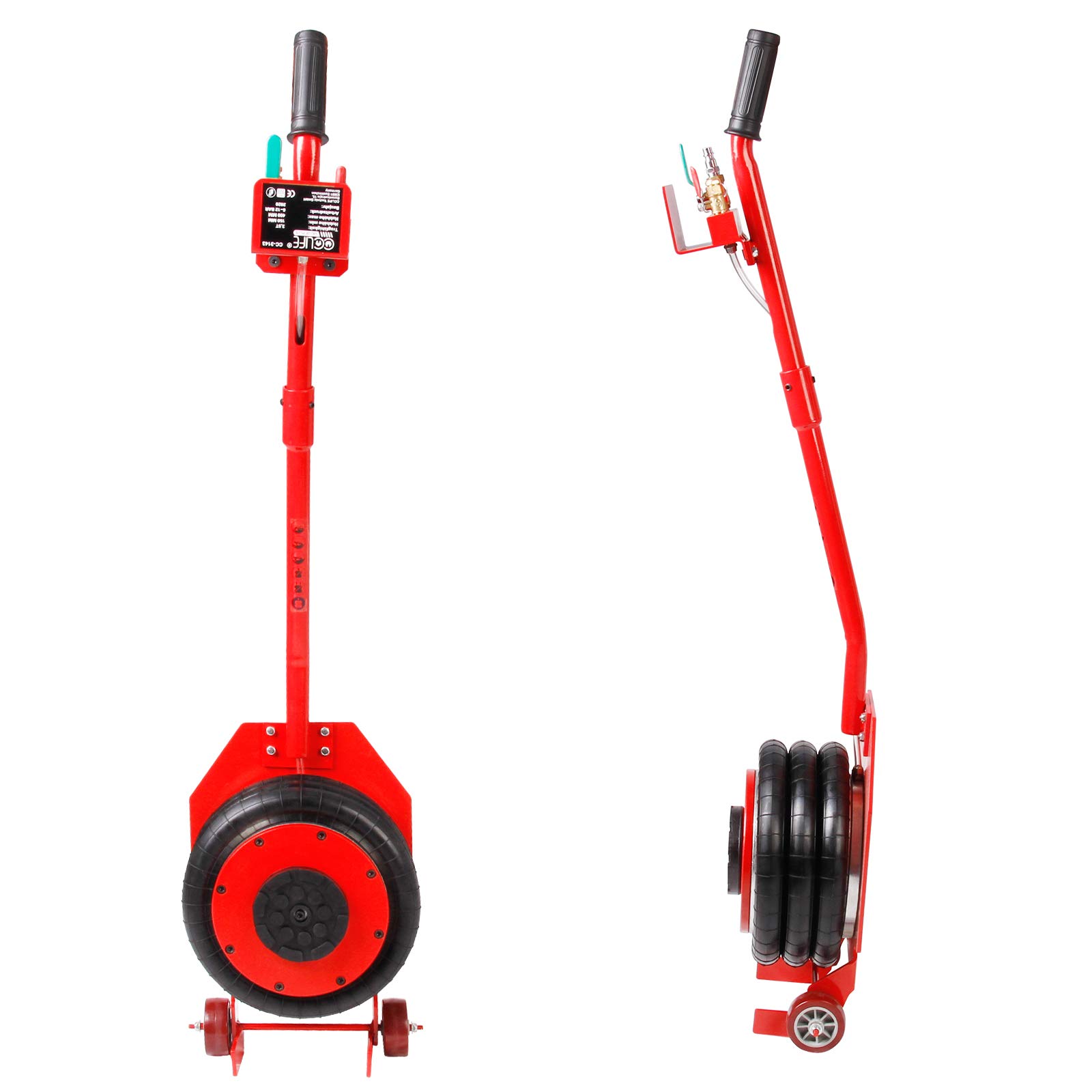CCLIFE Cric pneumatique 3T gonflable 150-400mm 8-12 bar