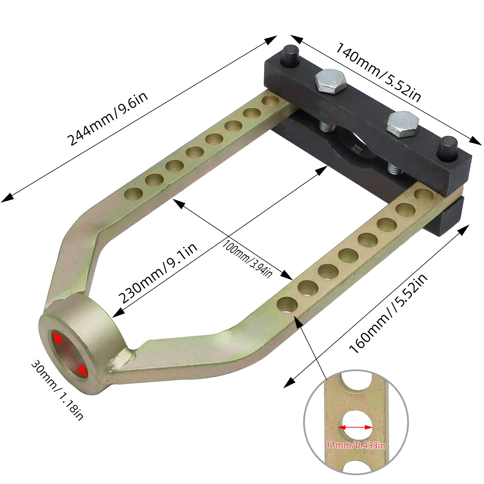 CCLIFE Puller Set extracteur cardan joint homocinétique