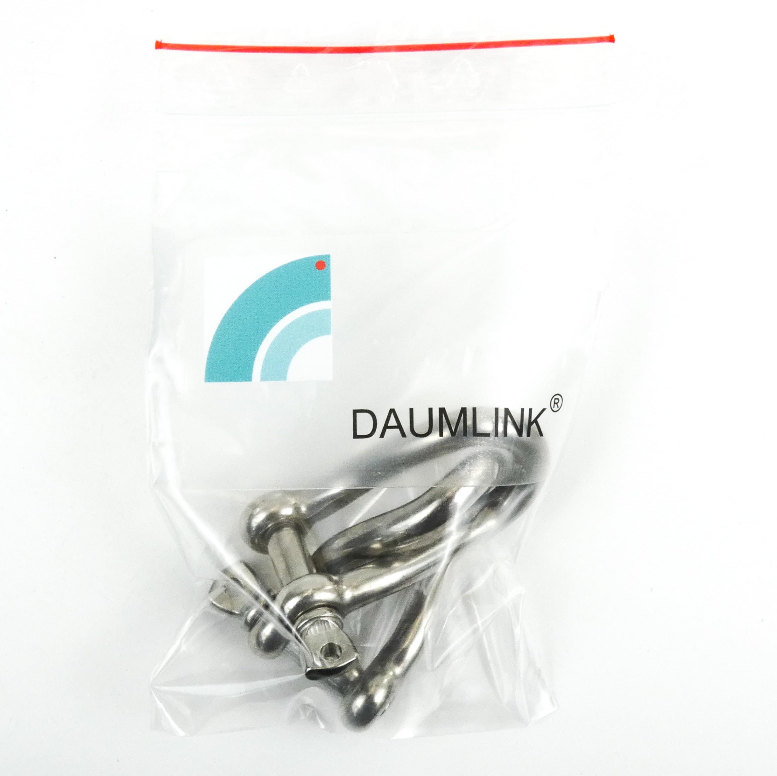 DAUMLINK Manilles manille ronde torsadée M6 inox A4 lot 2