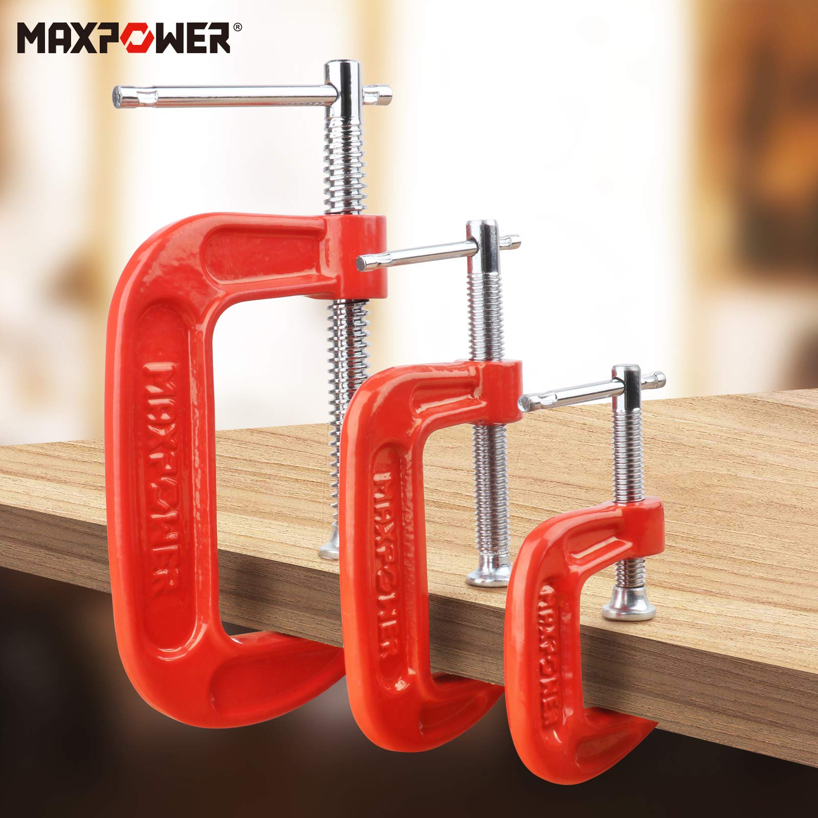 MaxPower Outils de serrage serre-joints C lot 3 25-75mm