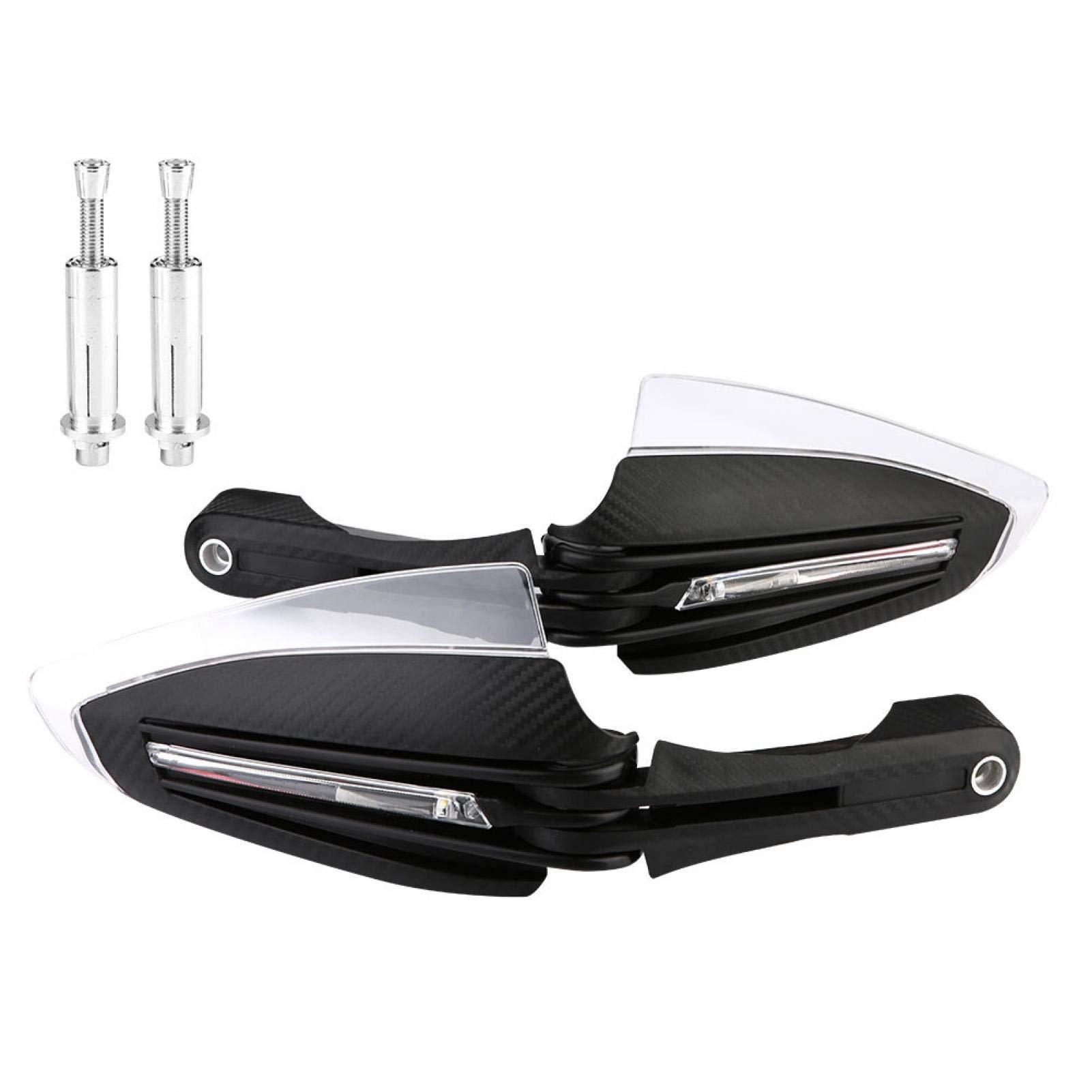 OUKENS Protège-Mains Moto LED Universel 22mm 7/8" x2 ABS