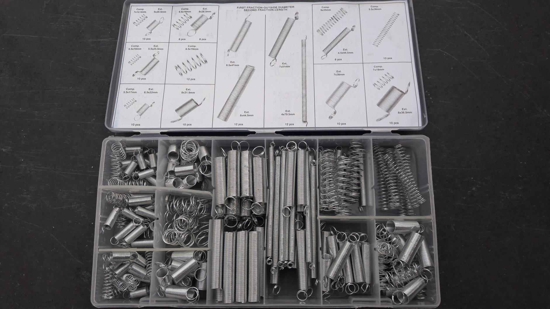CCLIFE Spring Compressor assortiment ressorts 200 pièces