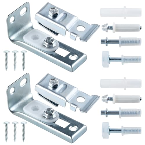LEONTOOL Vis Écrous Kit Porte Coulissante 2 Volets Pivots Guidage