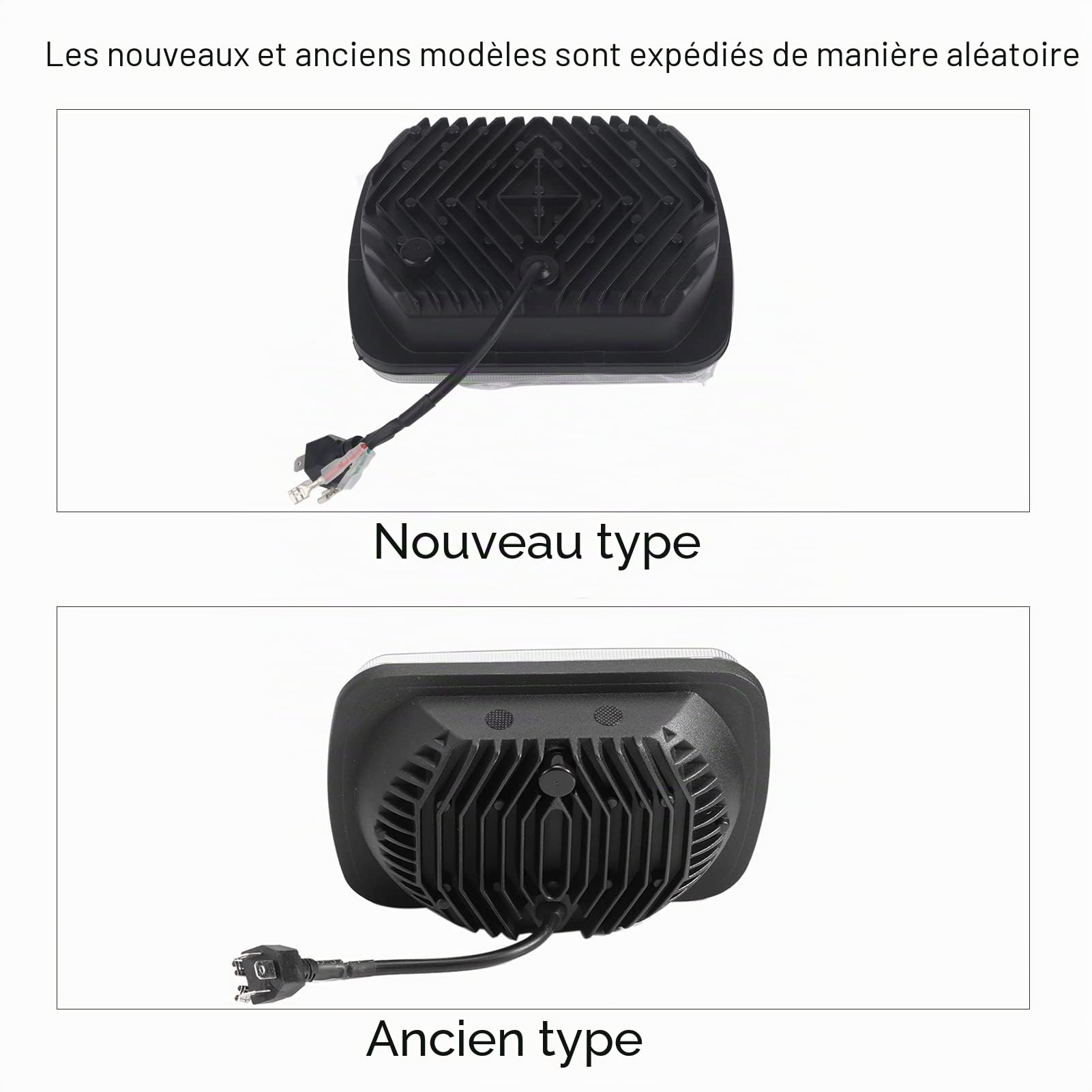 OUKENS Électronique automobile phare LED 5x7 pouces H6054 IP67