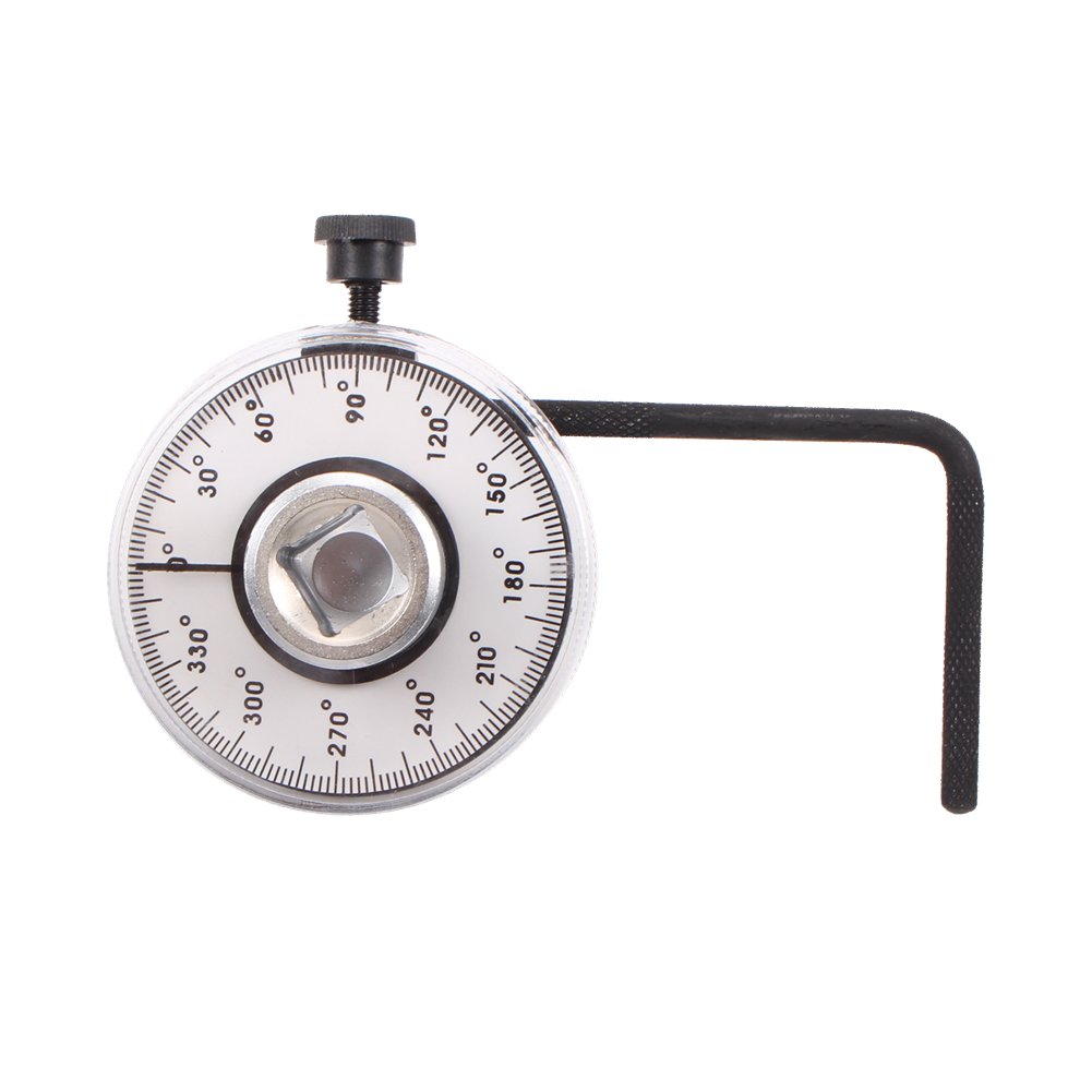CCLIFE Test Tools jauge serrage angulaire 1/2" 0-360°
