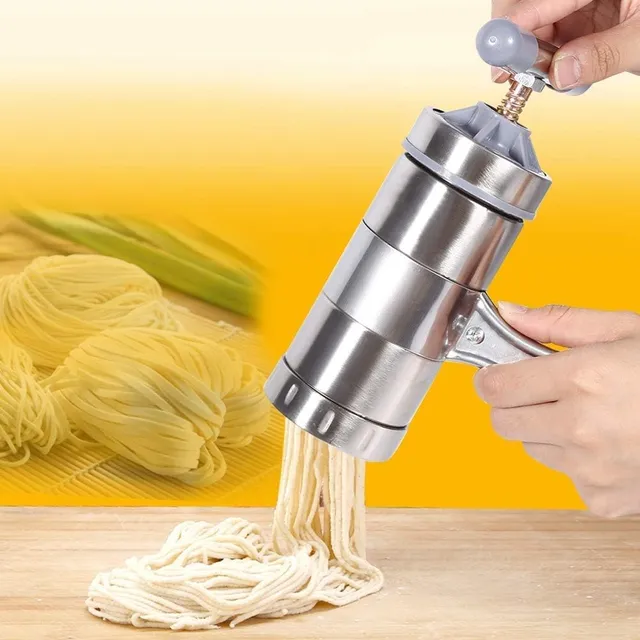 Jadeshay Machine pâtes manuelle inox 5 moules