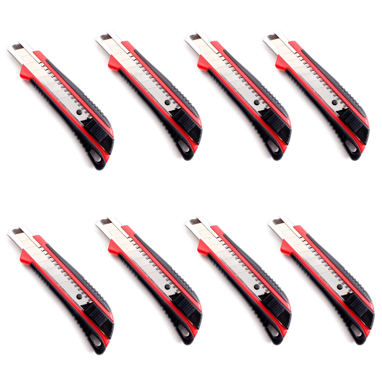 CCLIFE DIY Tools cutter 18mm 8 pièces 40 lames