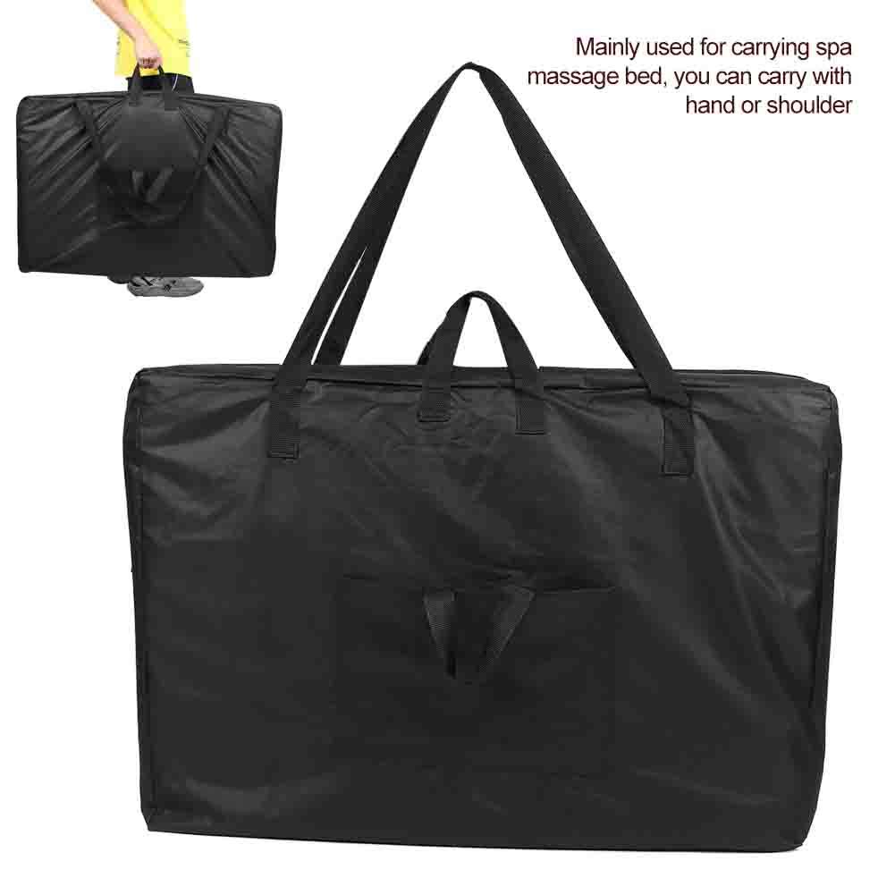 Jadeshay sac table de massage toile noir 93x63x23 cm