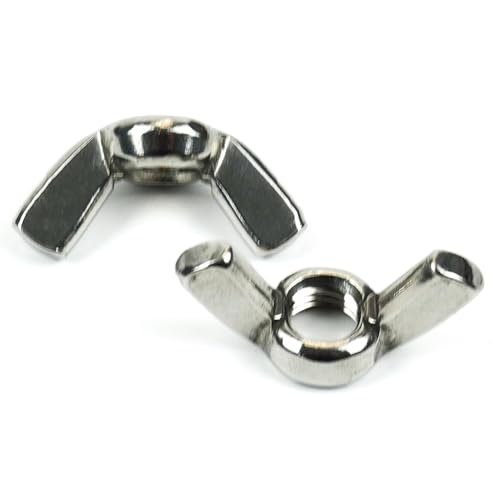 DAUMLINK Écrous Écrou papillon M12 inox 25 pcs sans outil