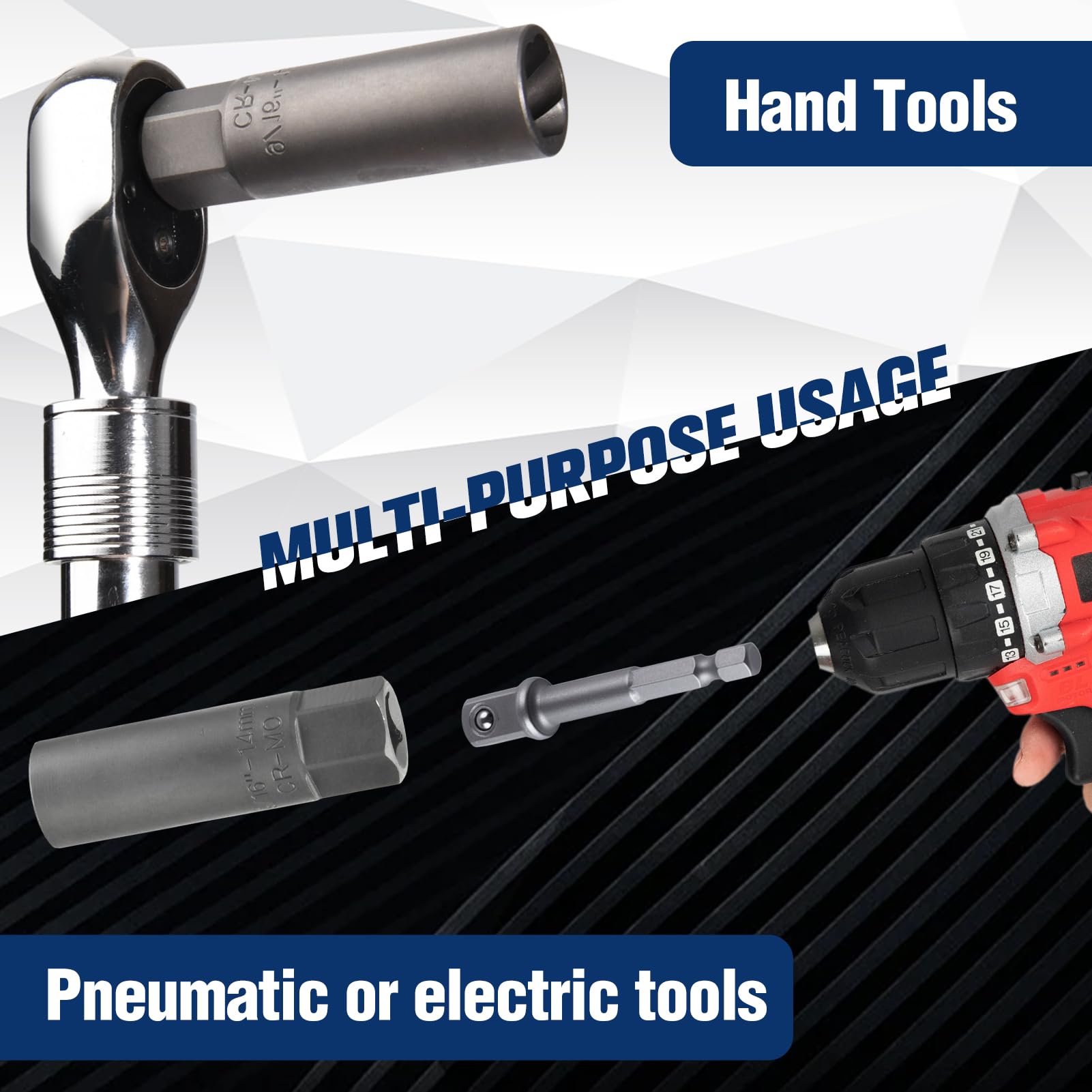 LEONTOOL Vis et Écrous Extracteur Boulon Spiral Profond 16 Pièces