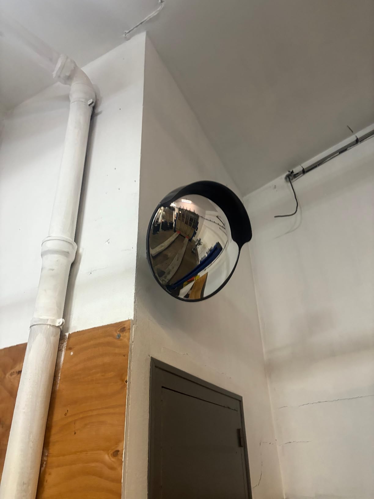 CCLIFE Miroir convexe circulation 45 cm grand angle garage
