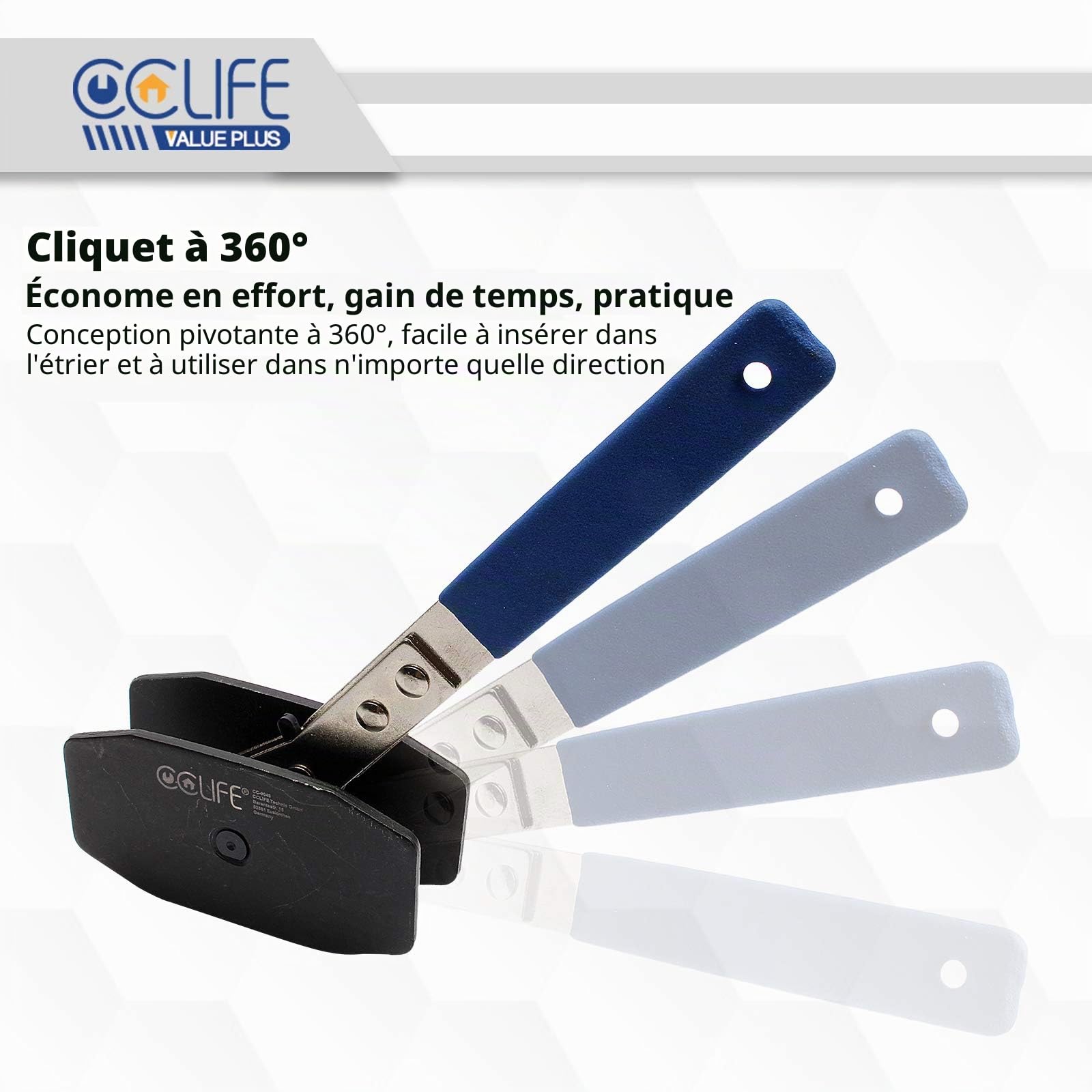 CCLIFE Brake System Tools écarteur piston frein à cliquet