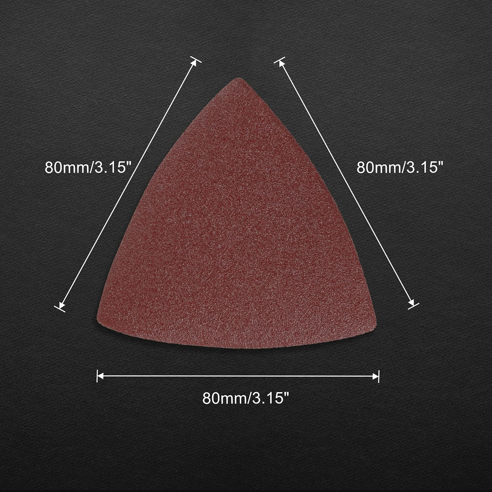LEONTOOL Grain 120 patin ponçage triangulaire lot 30