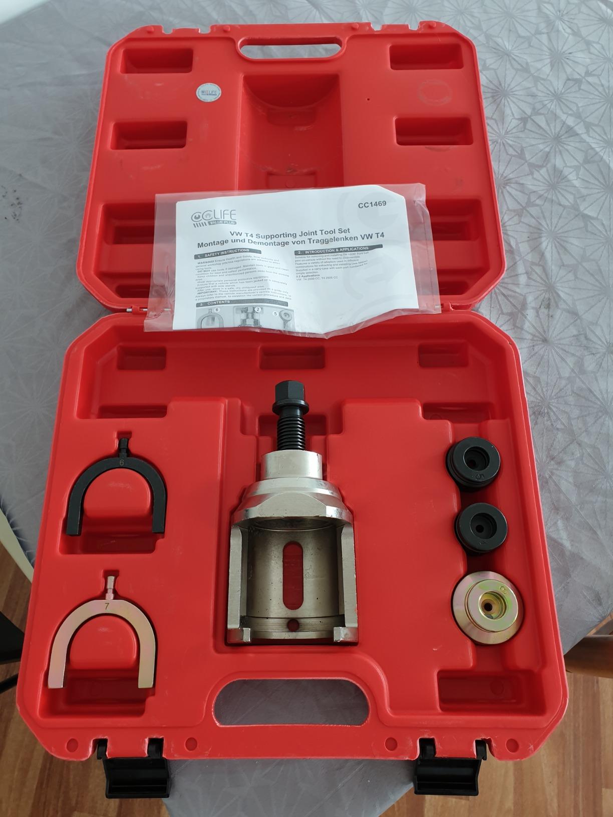 CCLIFE Puller Set extracteur moyeu hydraulique 10T