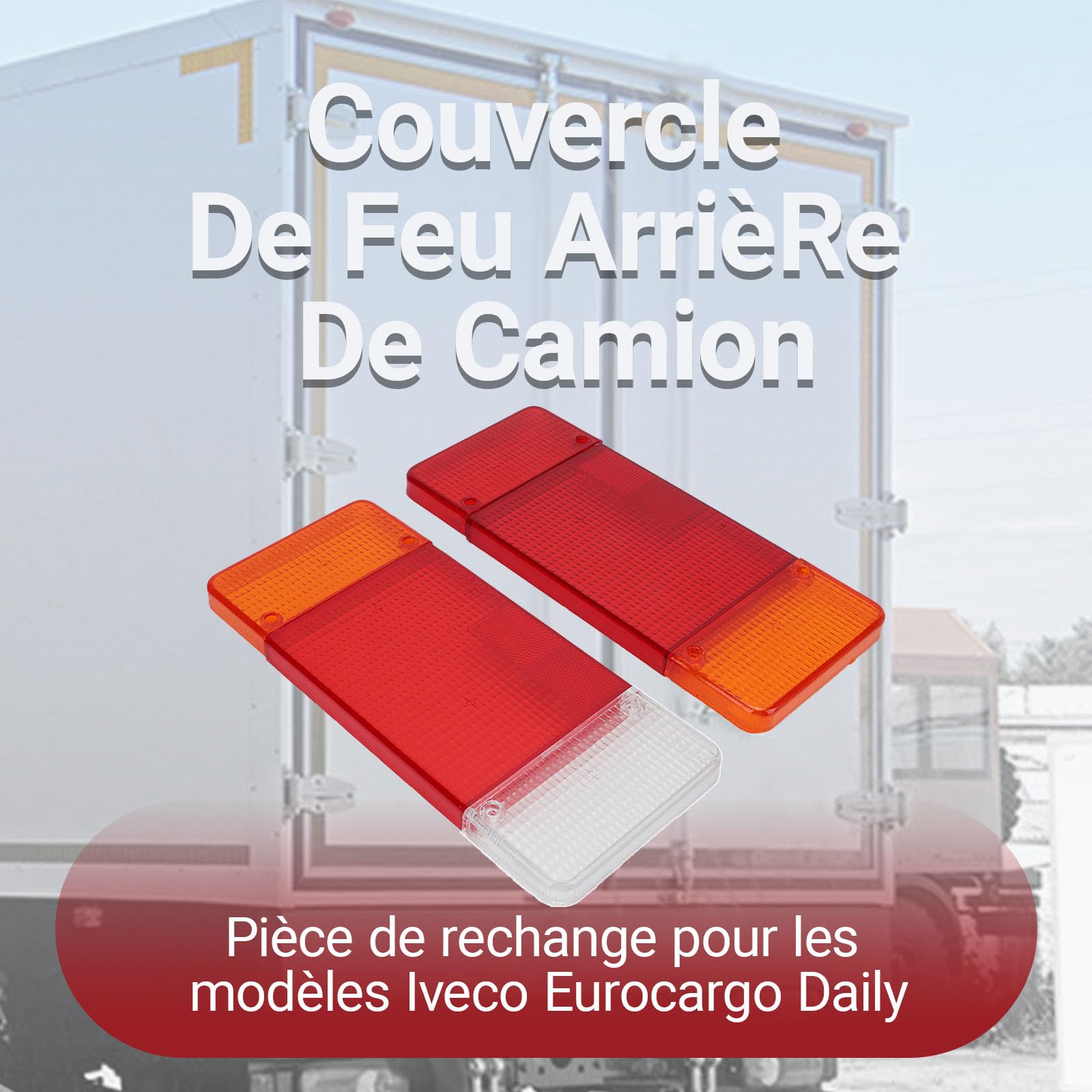 OUKENS Cabochon feu arrière Iveco Daily Eurocargo lot 2