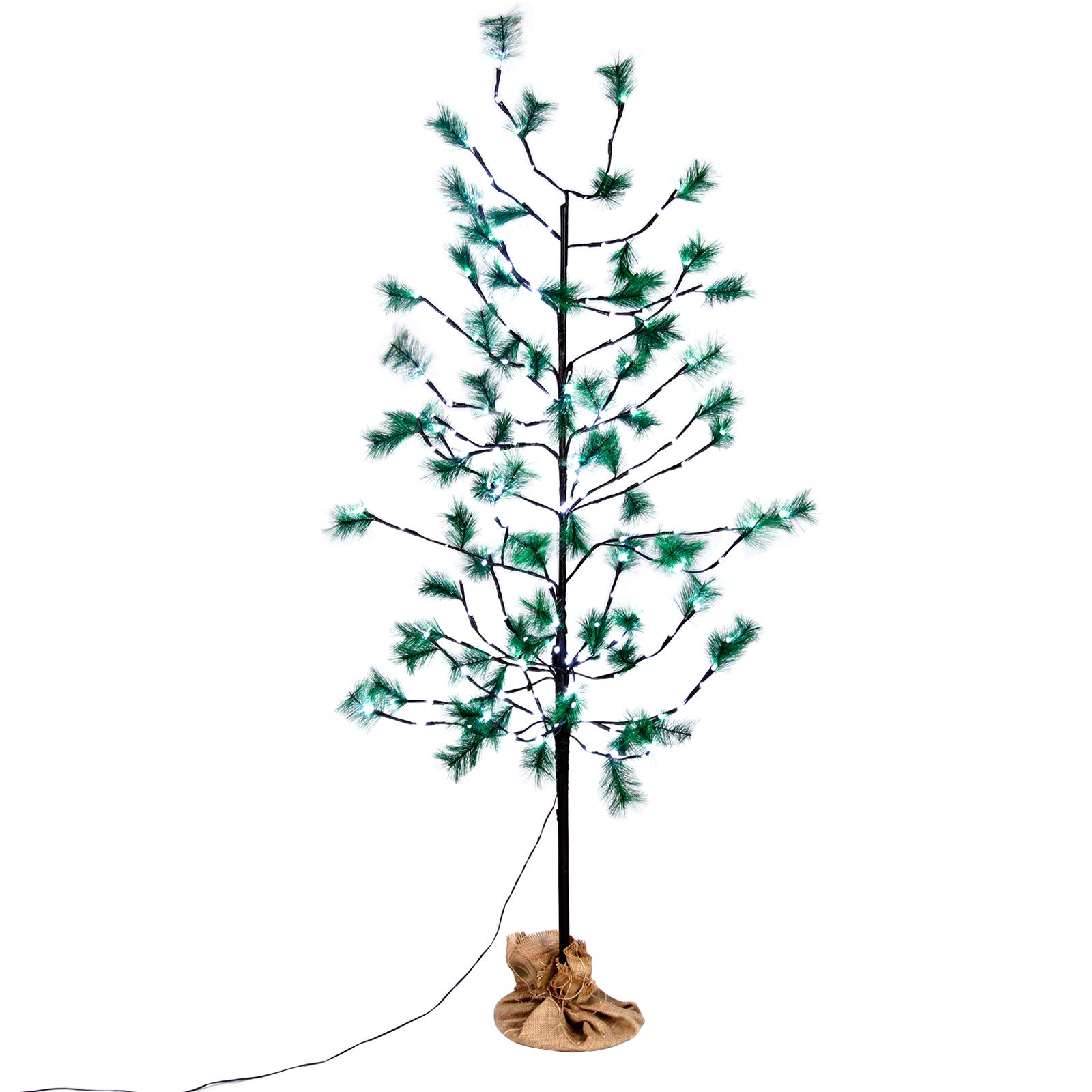 CCLIFE DIY Tools arbre lumineux LED 220cm 240 LED blanc chaud