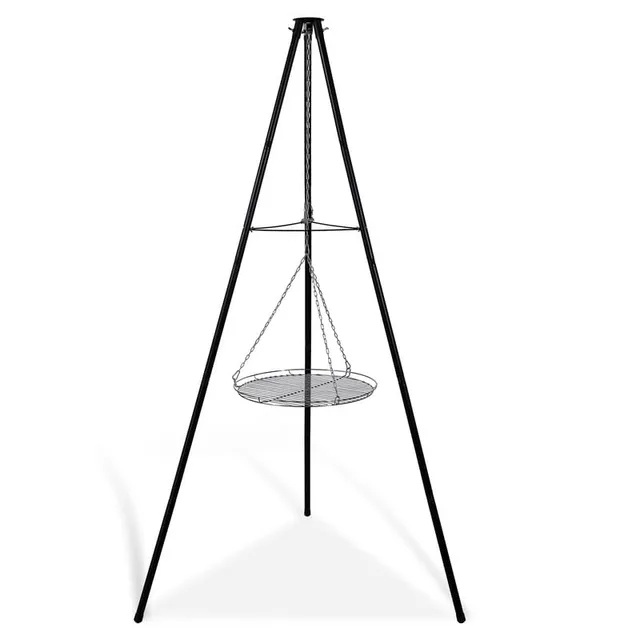 CCLIFE DIY Tools trépied barbecue 205 cm + foyer + plaque