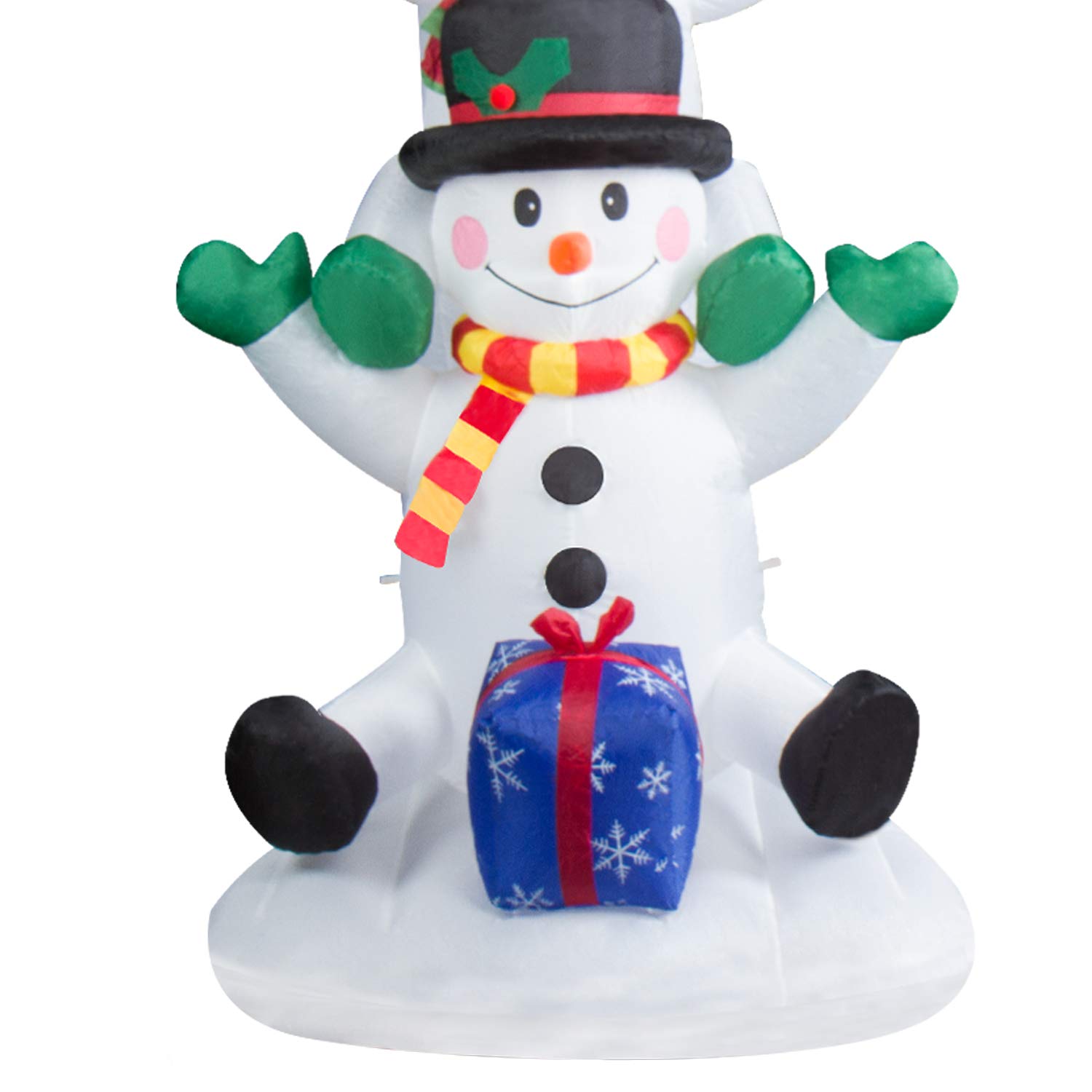 CCLIFE DIY Tools bonhomme neige gonflable LED extérieur