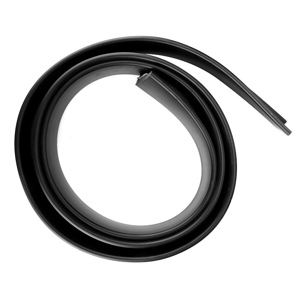 OUKENS Sourcil Roue 4,5 cm x 1,5 m Caoutchouc Noir