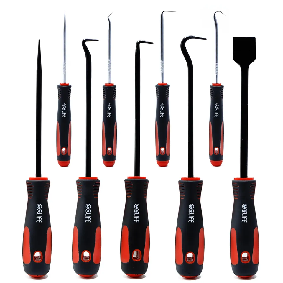 CCLIFE DIY Tools kit crochets 9 pièces joints toriques