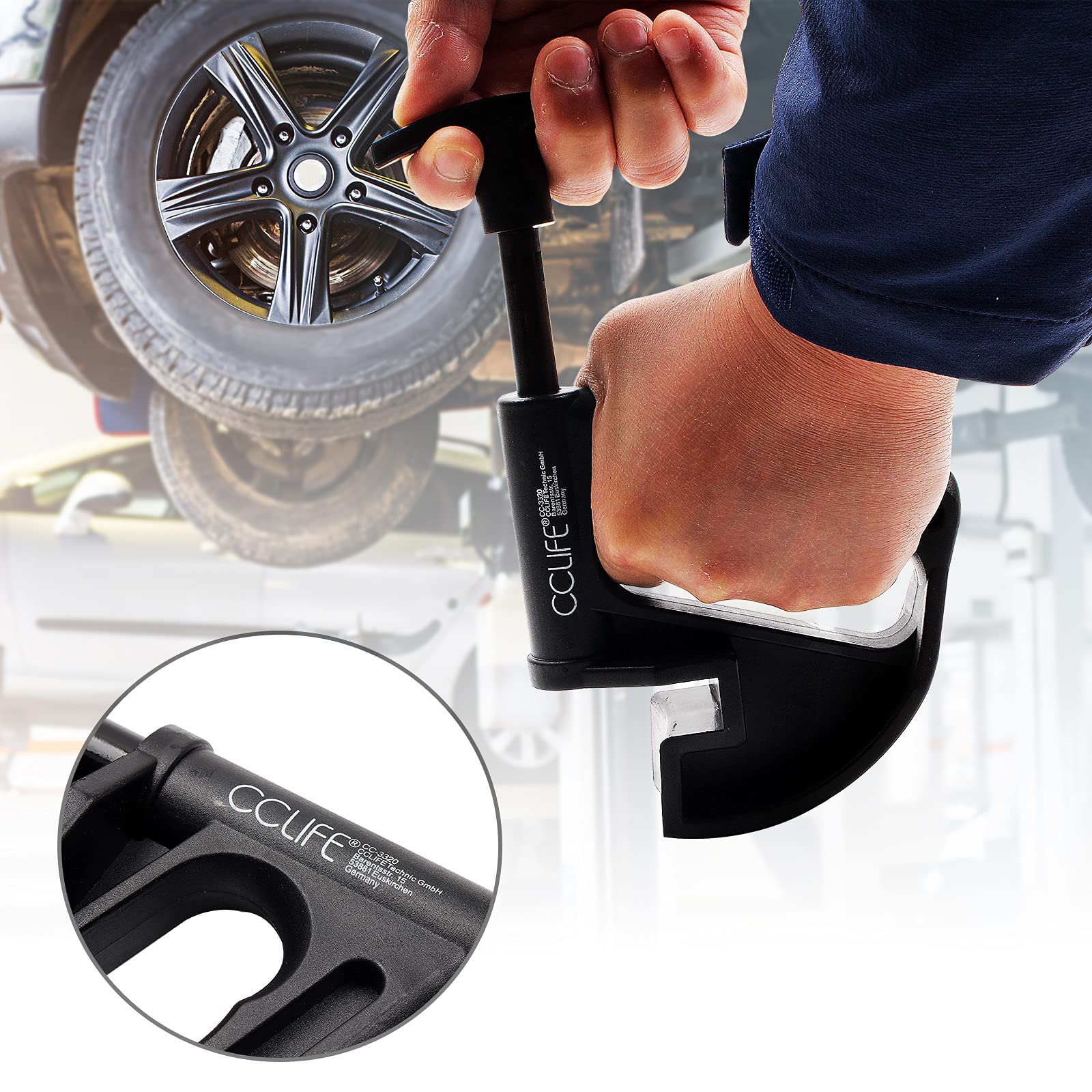 CCLIFE Tire Tools pince talon pneu lot 2 pièces