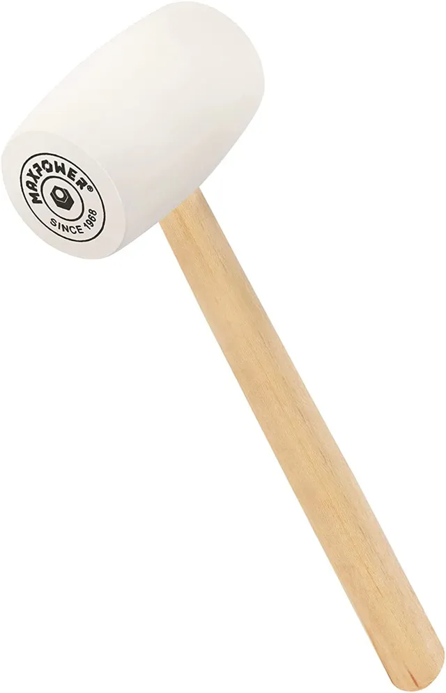 MaxPower Outils de frappe maillet blanc 355 mm 680 g