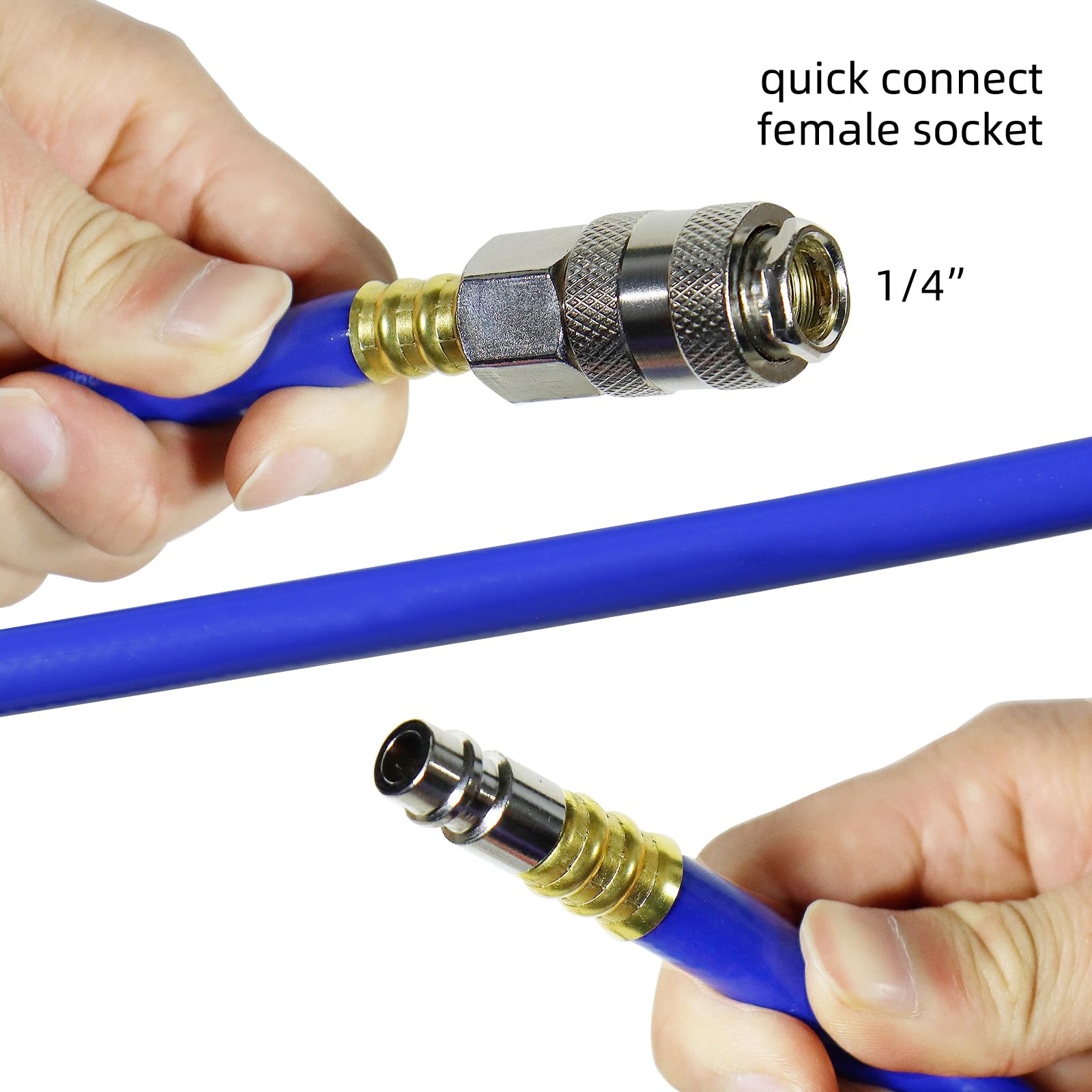 CCLIFE Tuyau Air Comprimé PVC 10m 1/4" 20 Bars