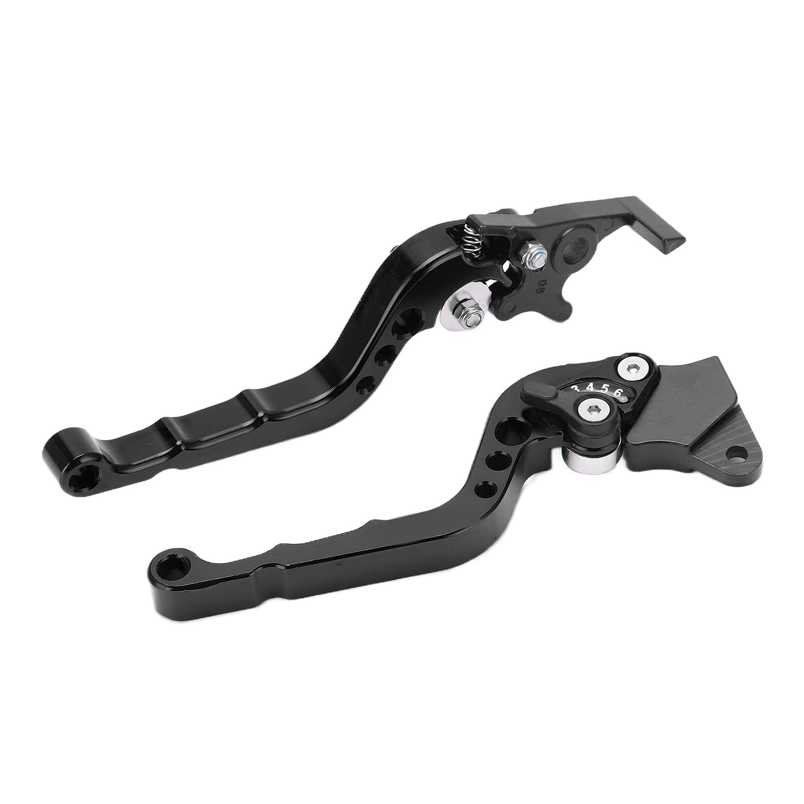 OUKENS Accessoires de moto leviers frein embrayage noir alu x2