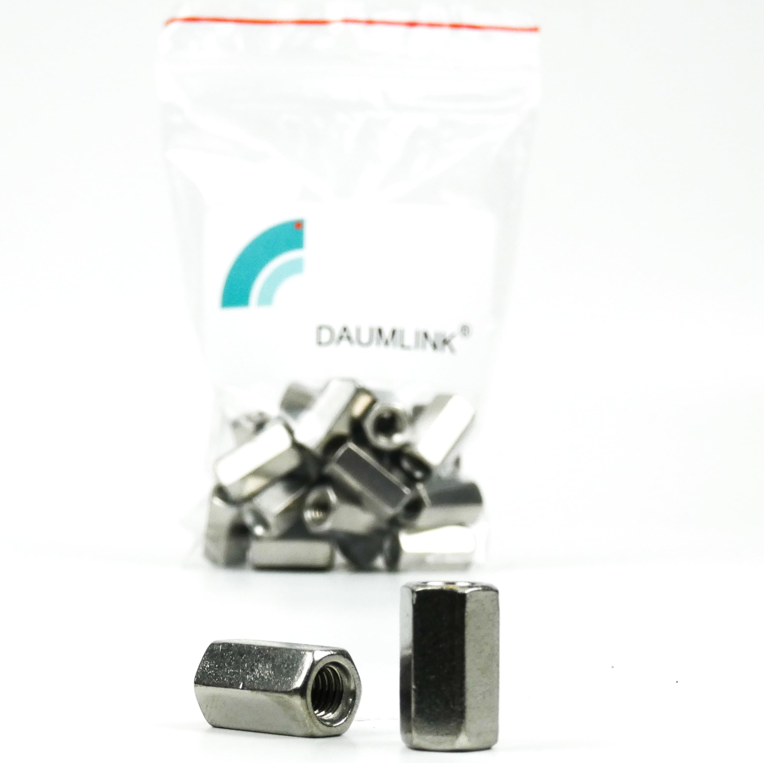 DAUMLINK DIN 6334 Lot 25 écrous longs inox M6