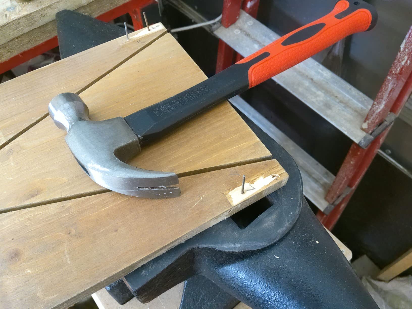 MaxPower Outils de frappe marteau à griffes 8Oz 240mm