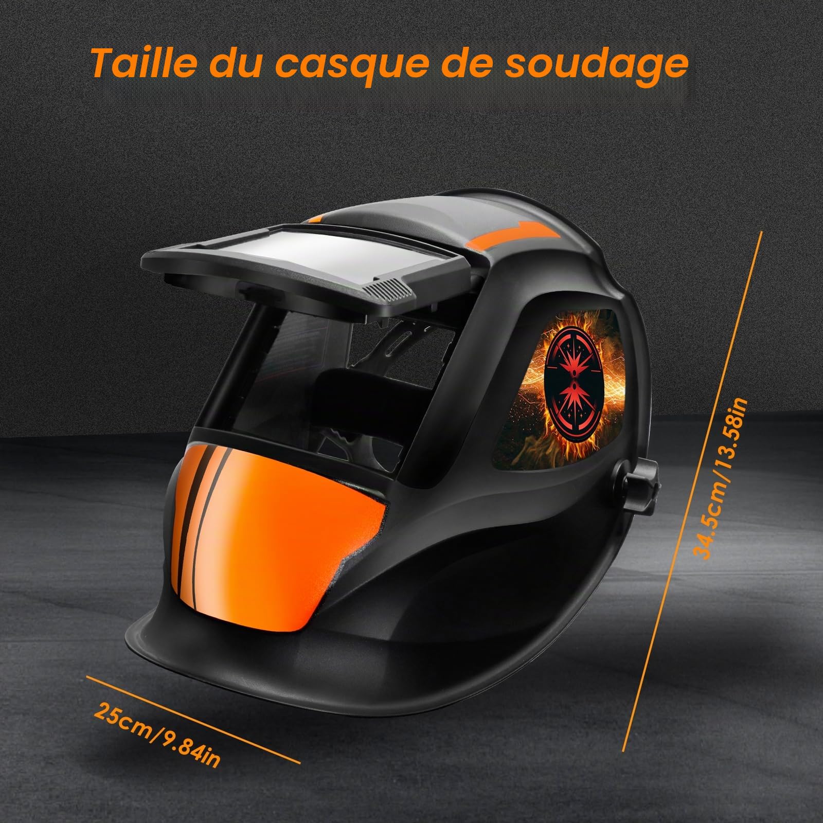 CCLIFE DIY Tools casque de soudage auto true-color 92x42 mm