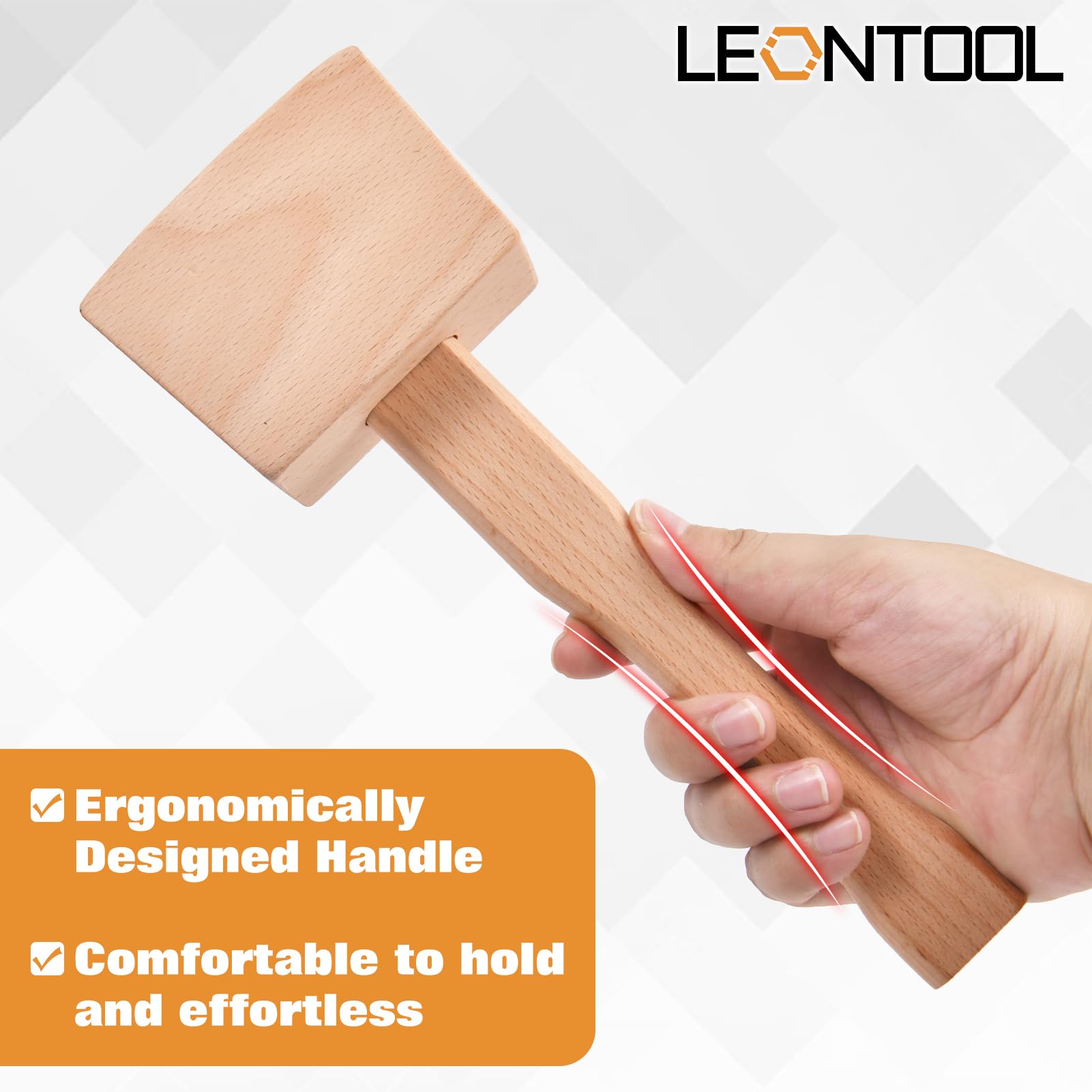 LEONTOOL Lames de Scie Maillet Bois Hêtre 9,5 Pouces 24 cm