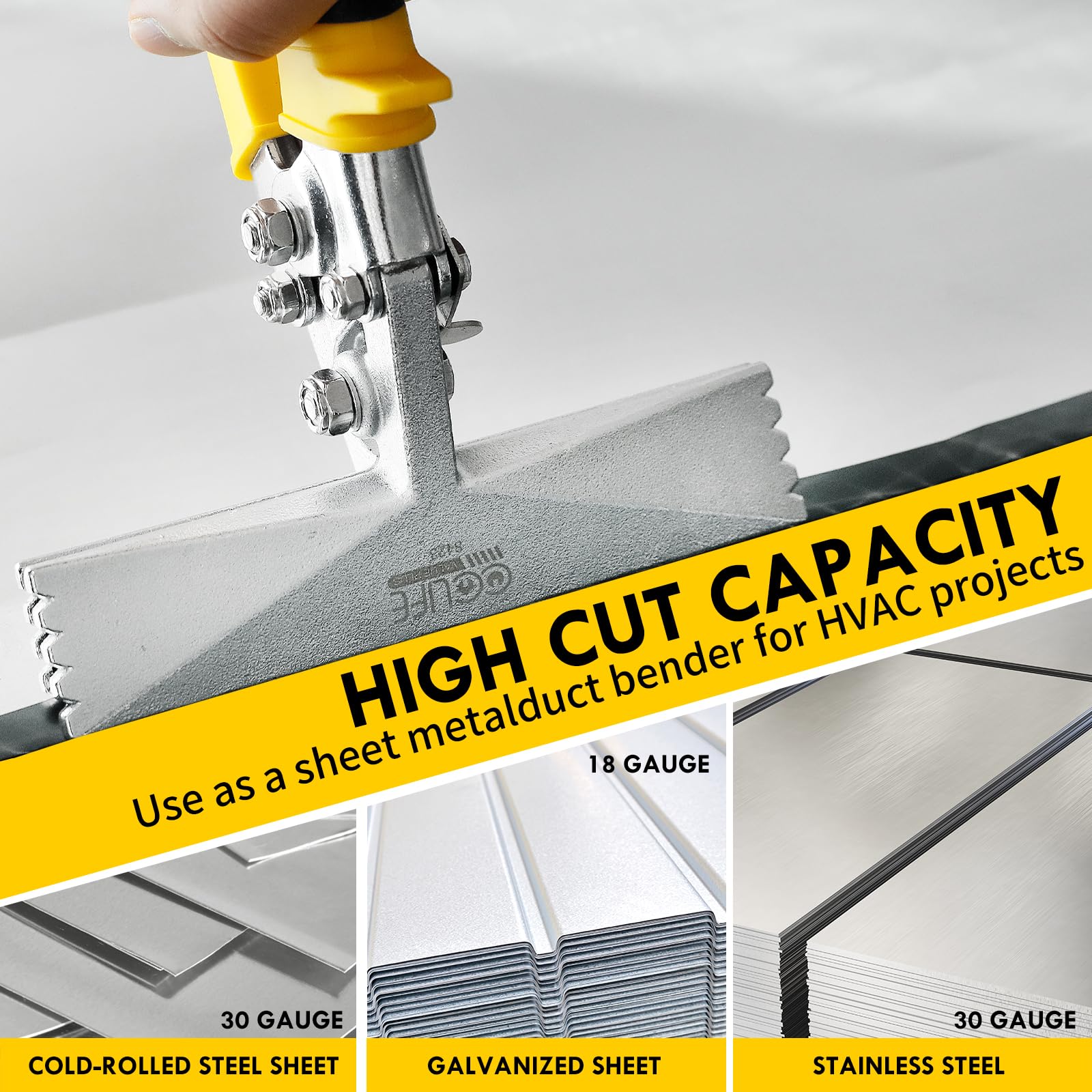 CCLIFE DIY Tools Pince à plier métal manuelle 150 mm
