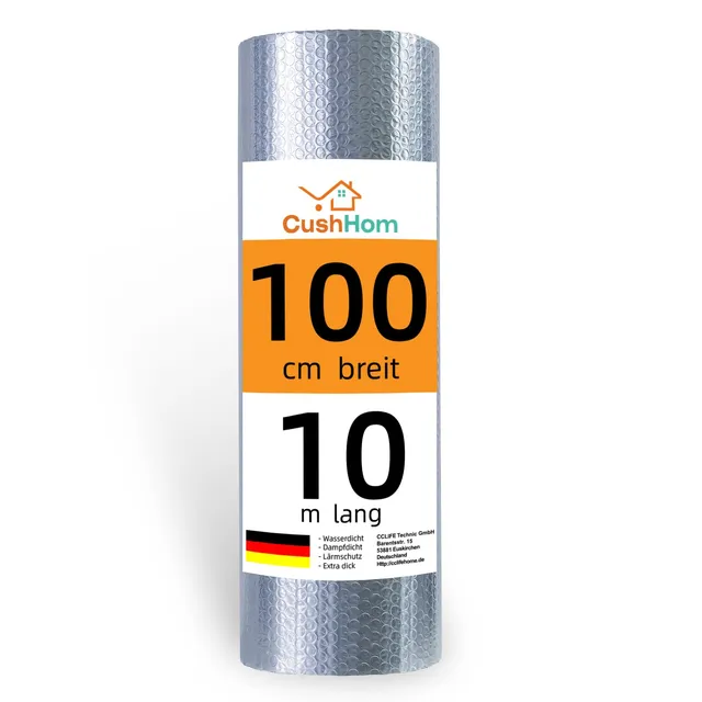 CCLIFE DIY Tools isolant thermique aluminium 1m x 10m 3-4mm