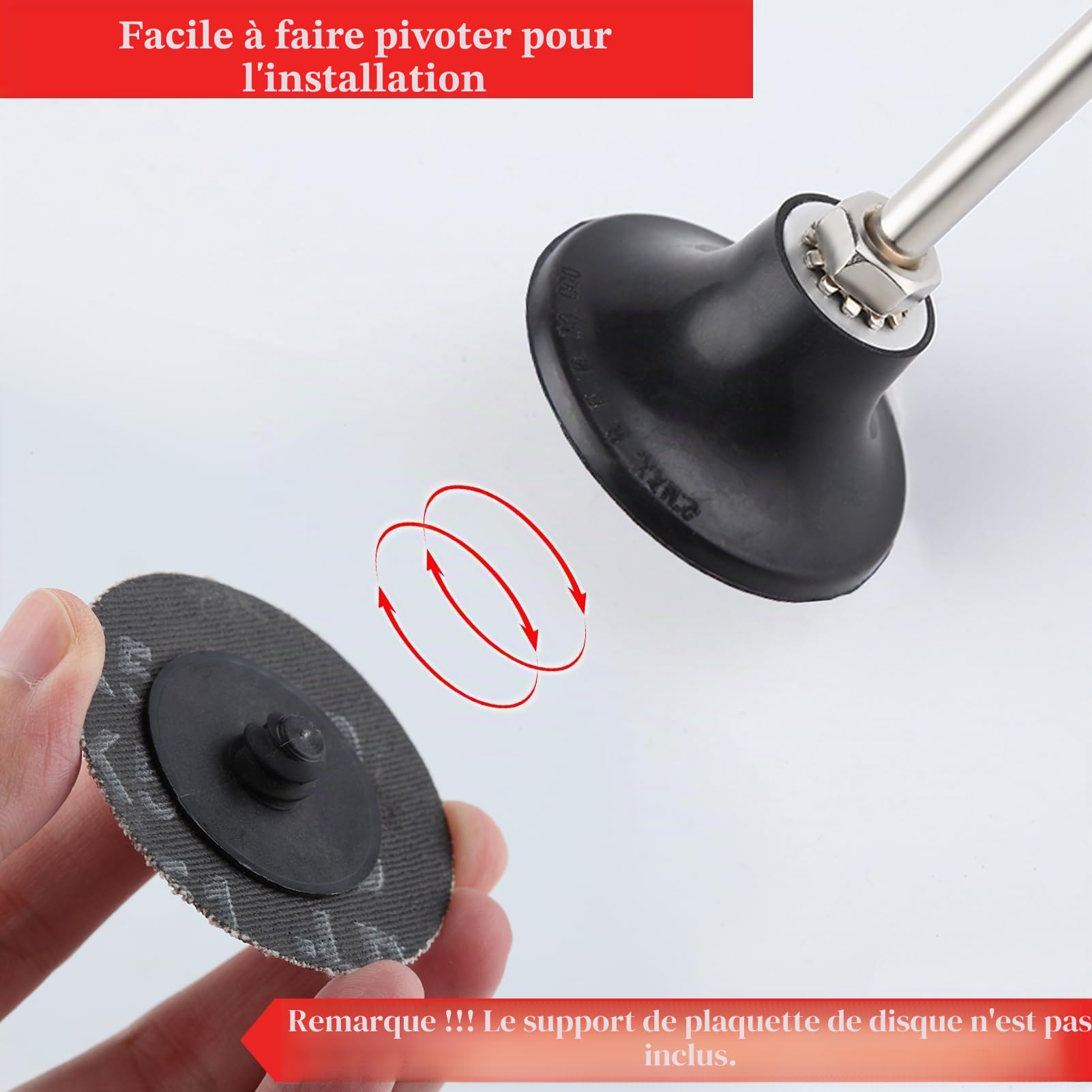 LEONTOOL 50 disques ponçage 2 pouces grain 60 oxyde alu