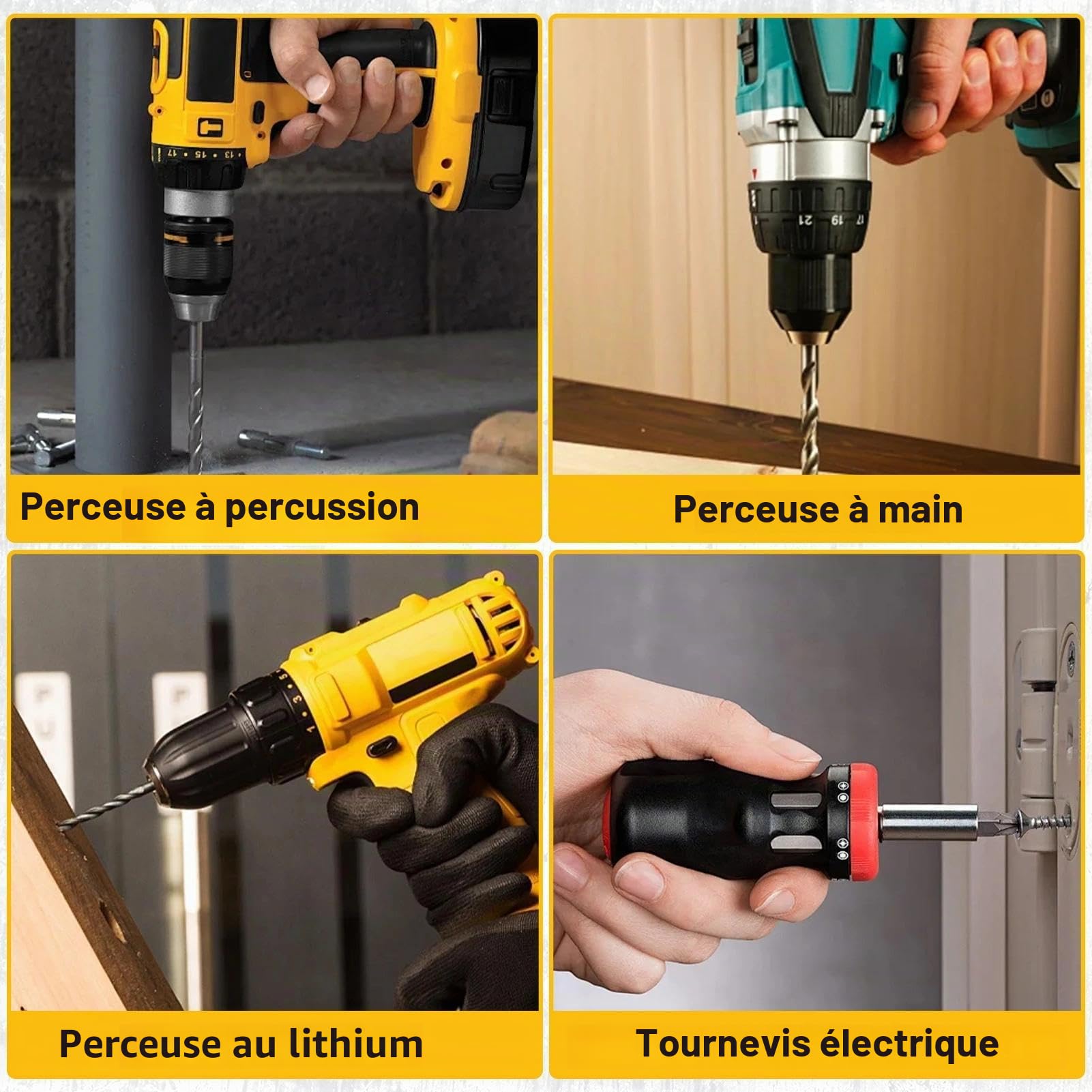 LEONTOOL Tournevis jeu embouts sécurité 32 pièces 15,2 cm