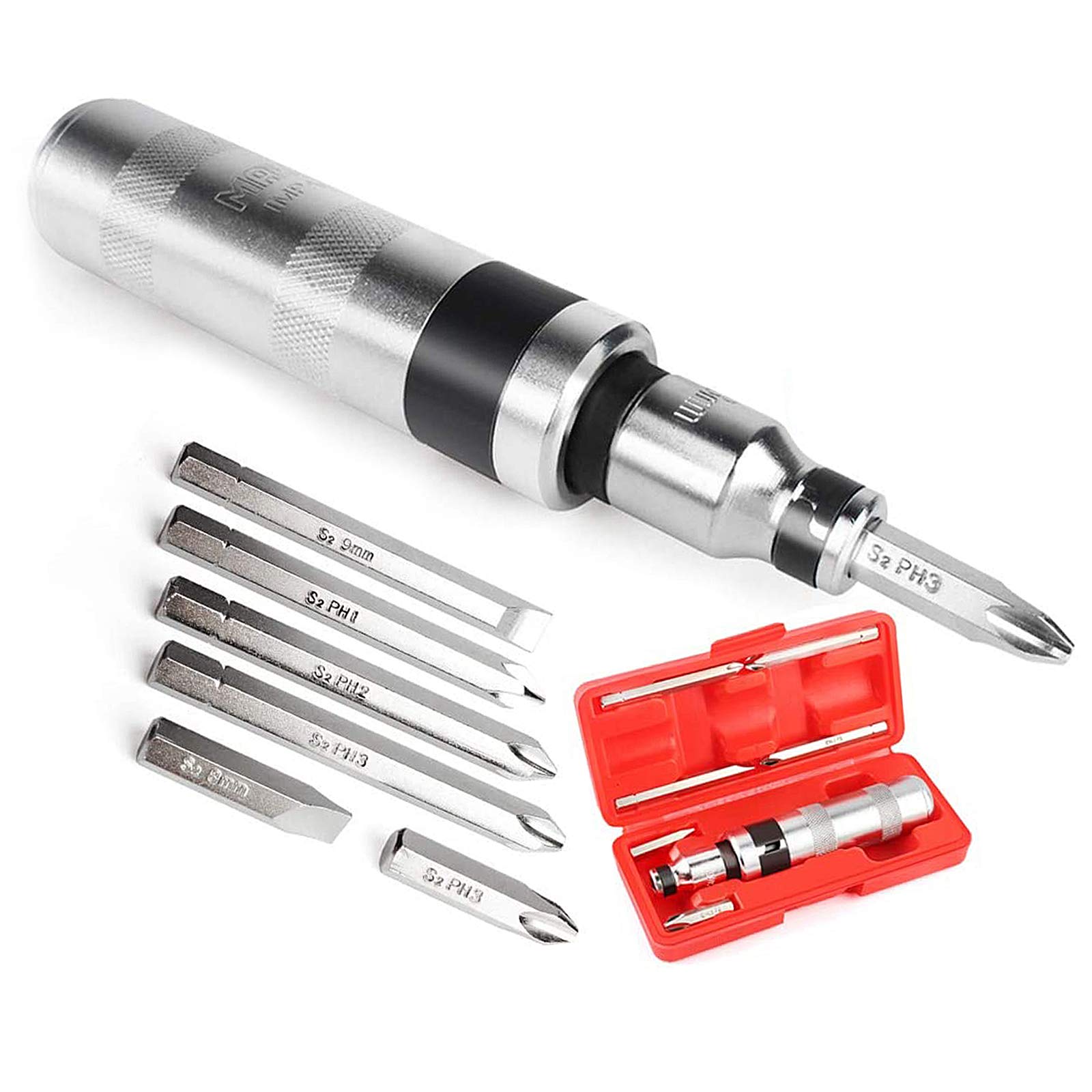 MaxPower Outils de frappe tournevis à frapper 8 pcs 1/2"